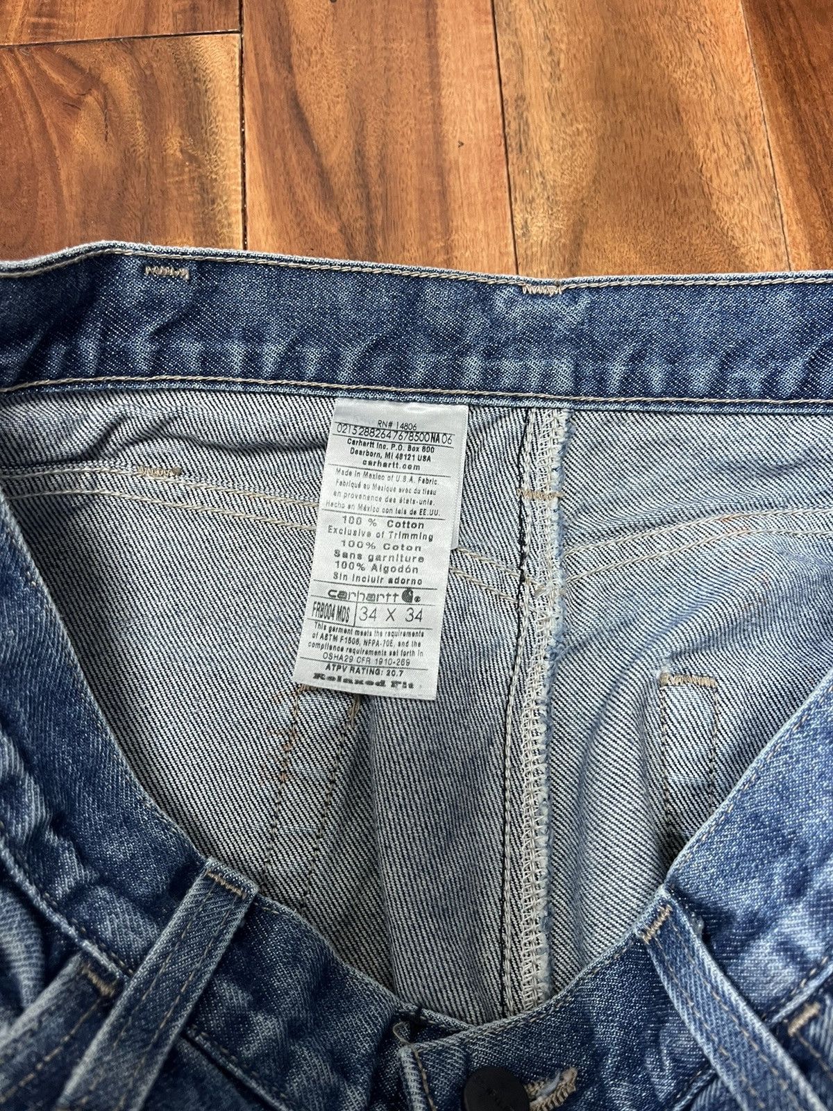 Carhartt Denim Fr Carhartt jeans Size US 34 / EU 50 - 4 Thumbnail