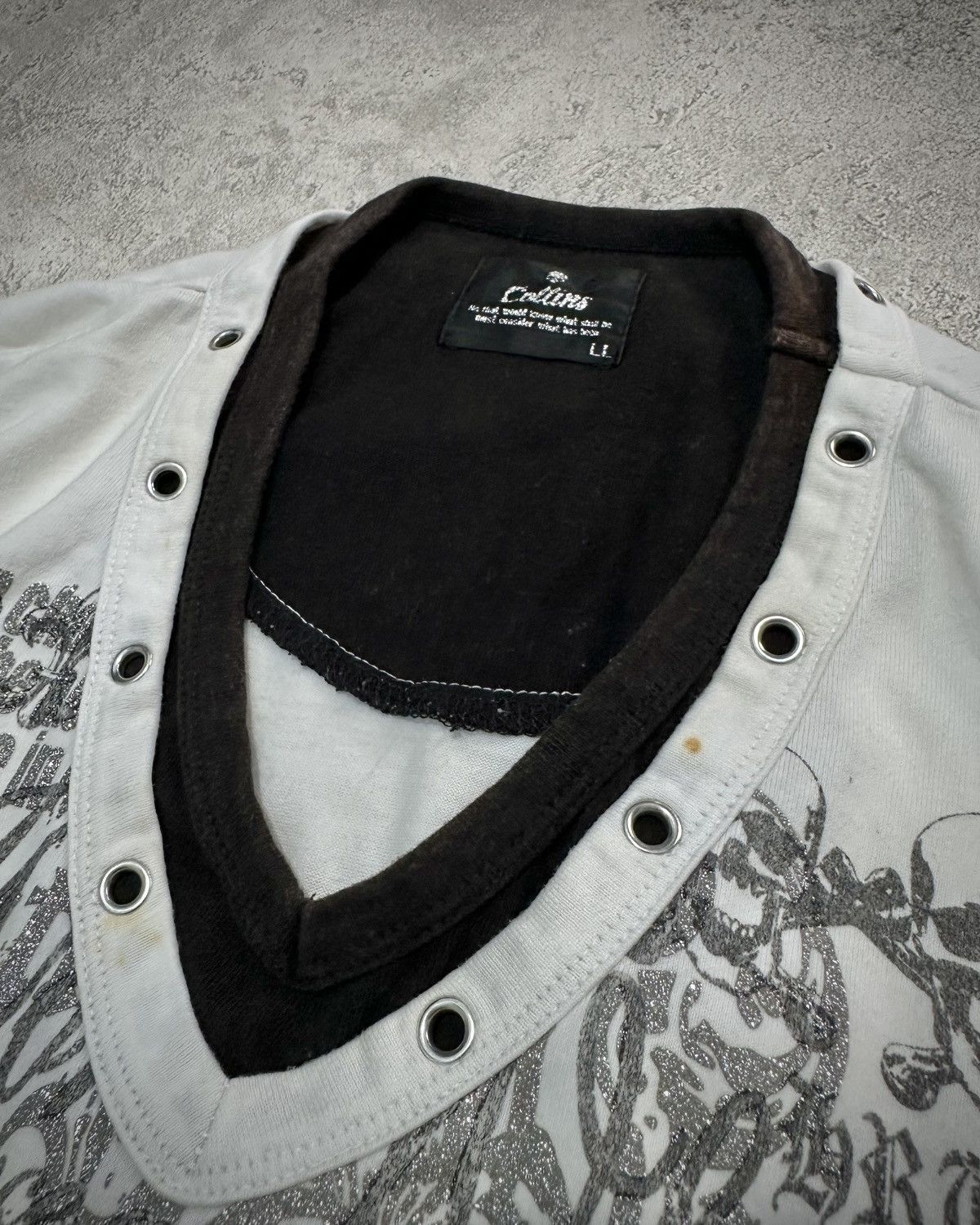 Japanese Brand Y2k Collins Poem Long Sleeve Shirt Lgb Ifsixwasnine Style Size US L / EU 52-54 / 3 - 5 Thumbnail