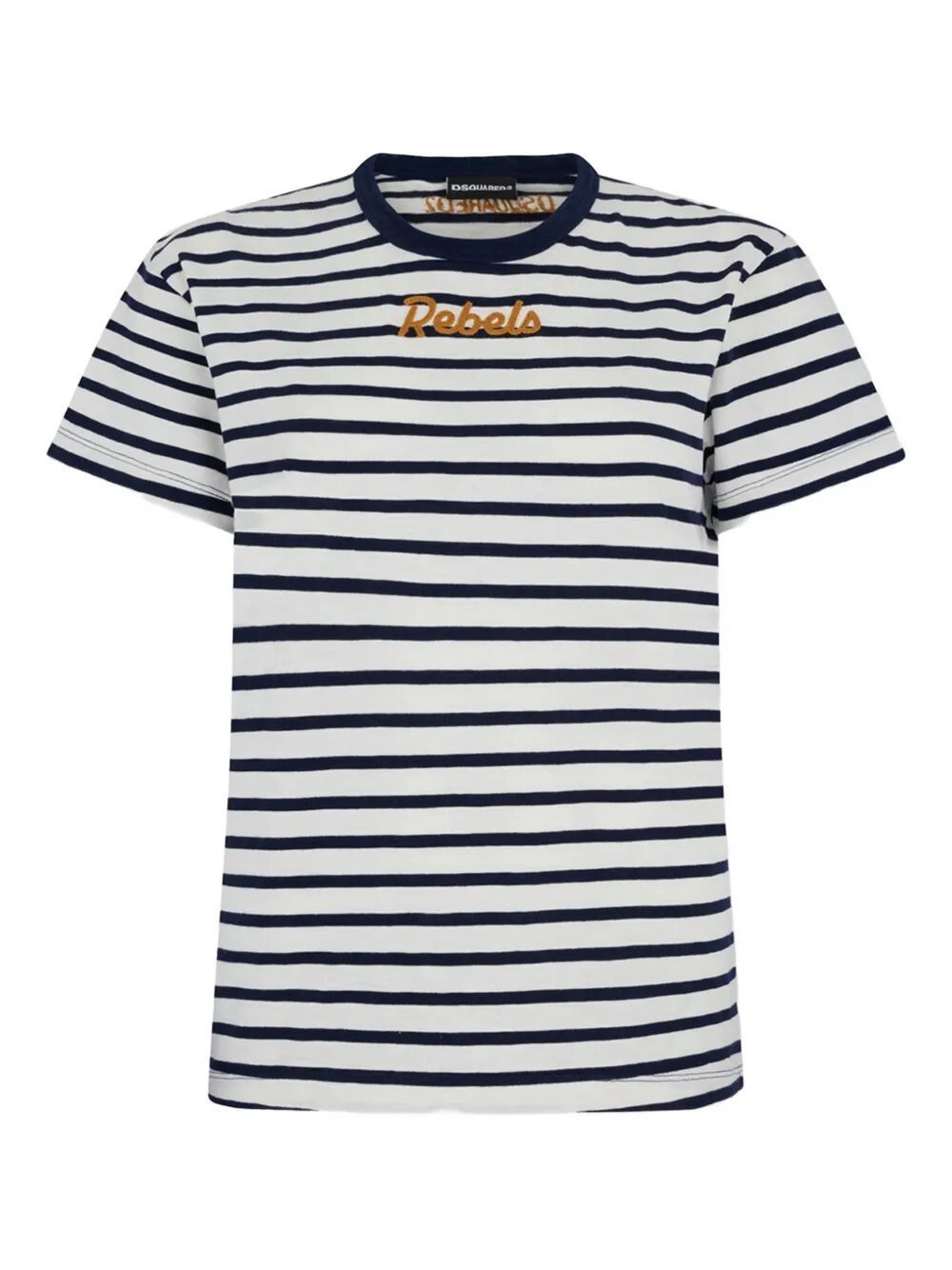 Dsquared2 "STRIPED JUST RIGHT" FIT T-SHIRT Size XS / US 0-2 / IT 36-38 - 1 Thumbnail