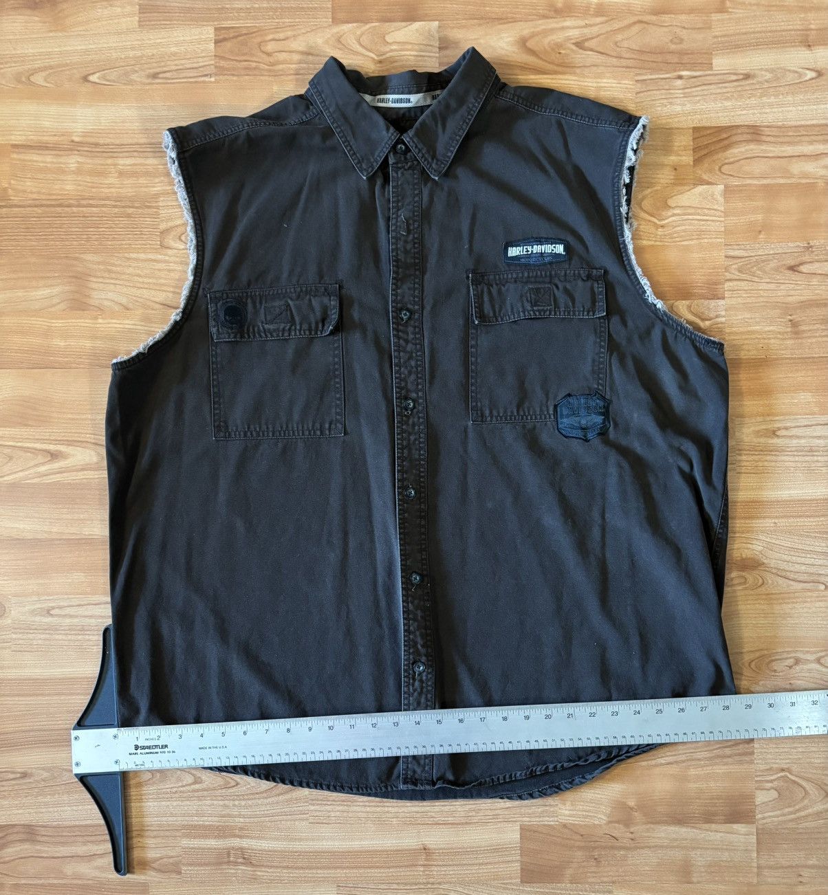 Harley Davidson Harley Davidson Sz 3xl black button up shirt vintage Size US XXL / EU 58 / 5 - 2 Thumbnail
