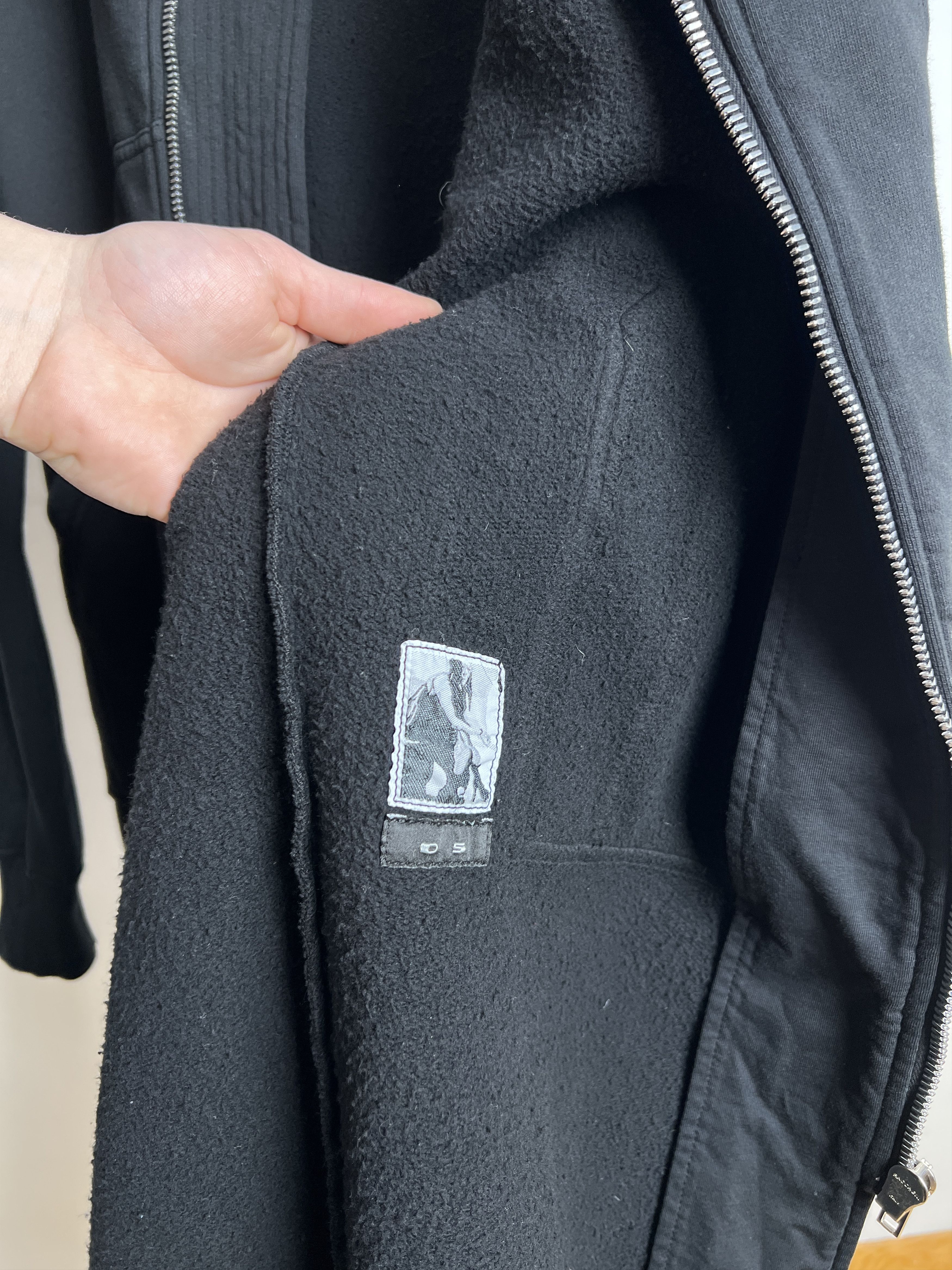 Rick Owens LONG COTTON ZIPPED JACKET Size US M / EU 48-50 / 2 - 20 Thumbnail