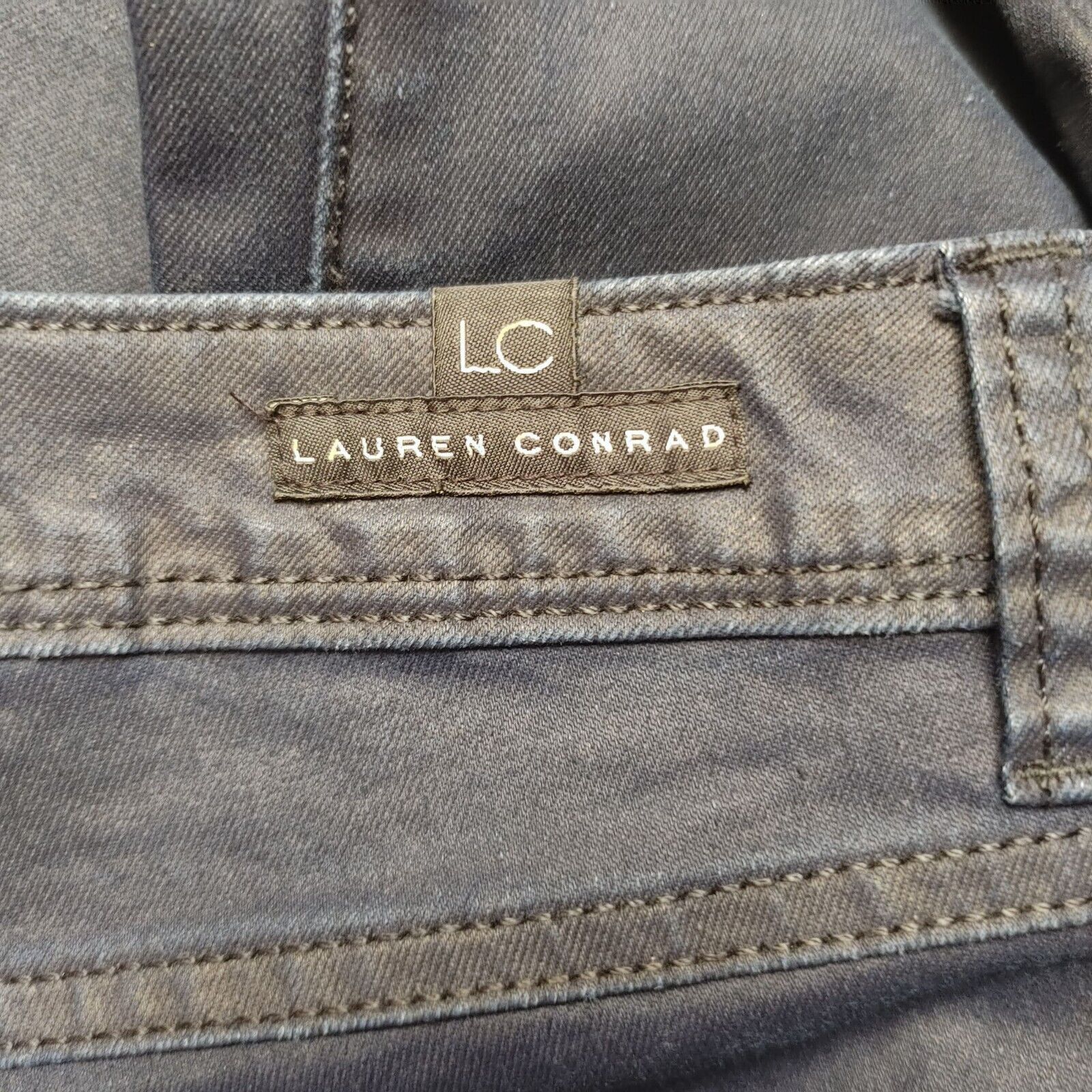 Lauren Conrad Lauren Conrad Women's Black Denim Skinny Jeans 6 Size 28" / US 6 / IT 42 - 2 Thumbnail