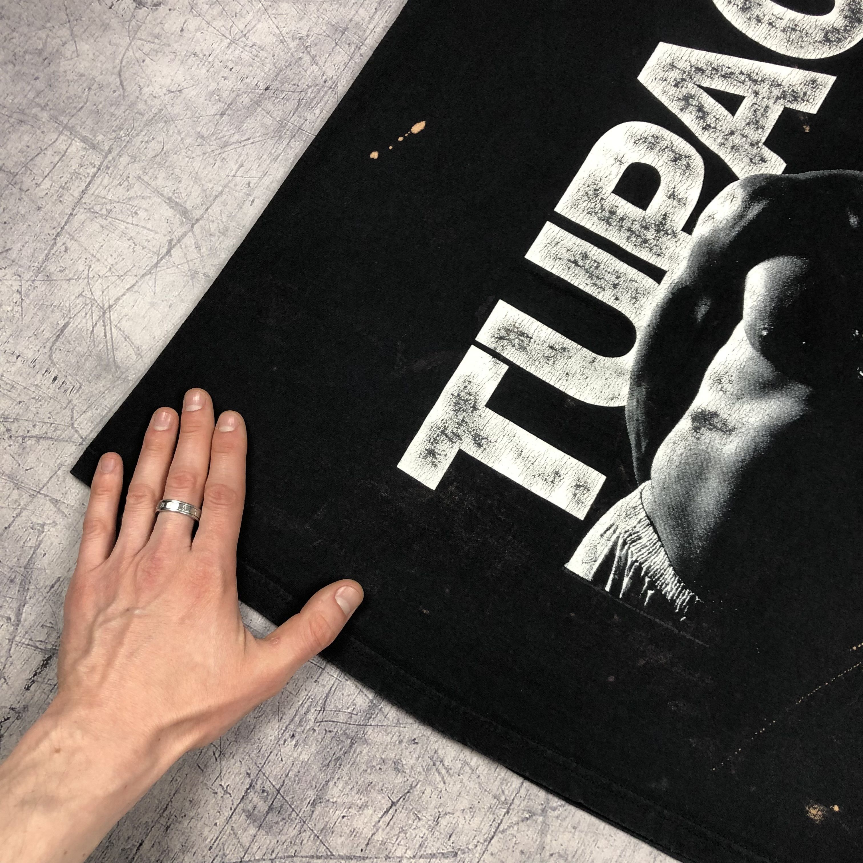 Rap Tees Tupac Shakur 2PAC Custom Rap Tee Size US M / EU 48-50 / 2 - 9 Thumbnail