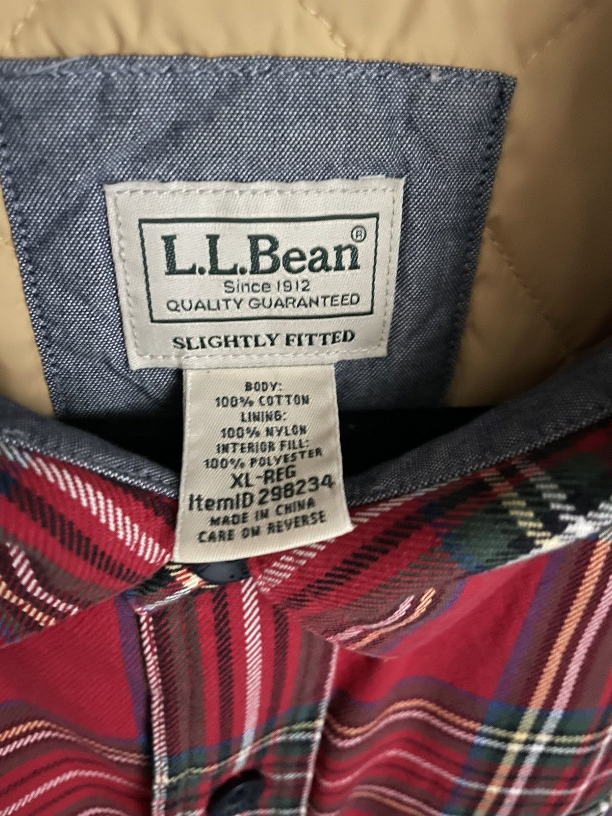 L.L. Bean Vintage L.L. Bean Insulated Western Flannel Shirt Size US XL / EU 56 / 4 - 7 Thumbnail