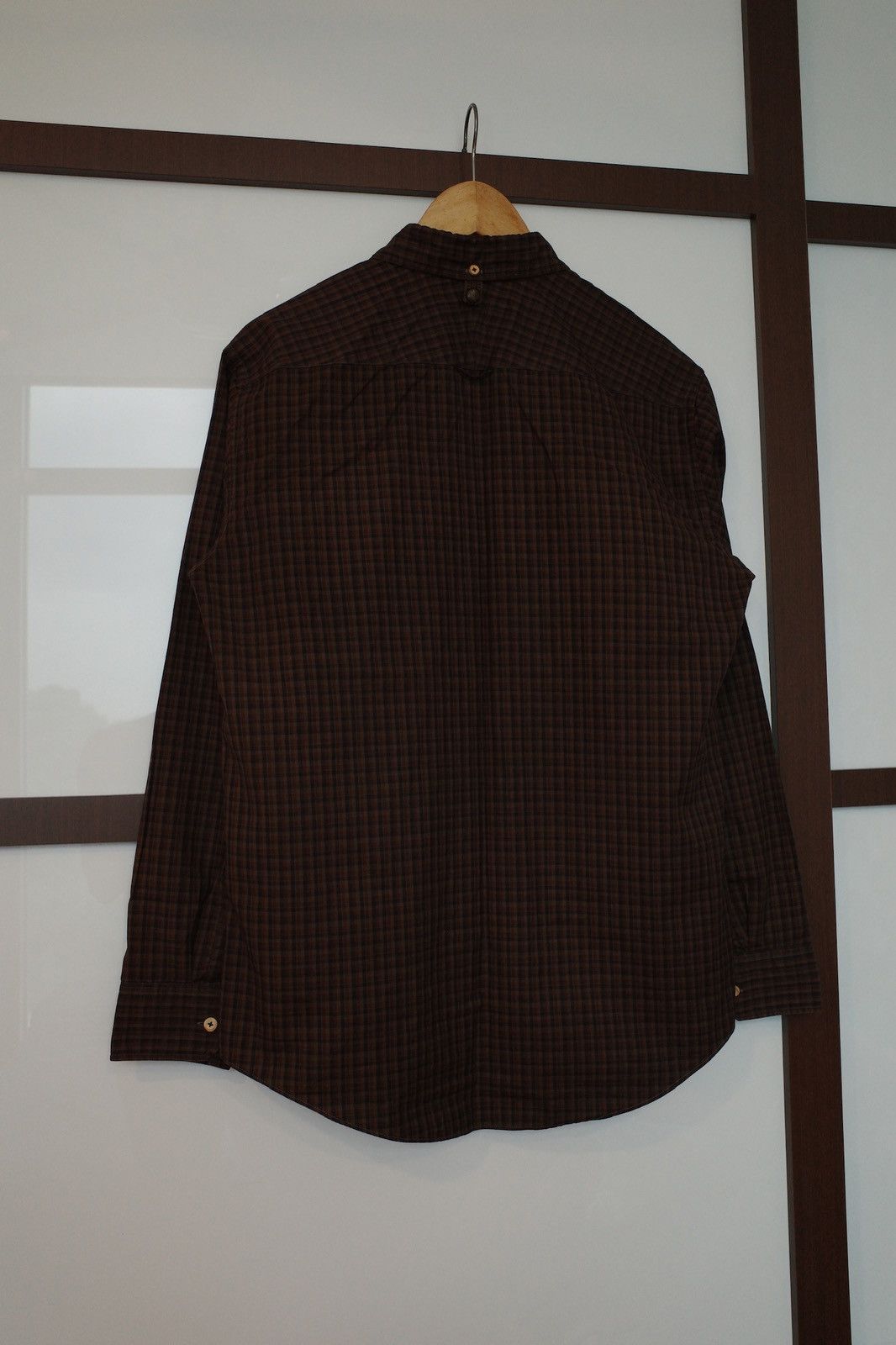 Visvim Visvim ICT V+V B.D. Check L/S Dk. Mud Shirt Size US M / EU 48-50 / 2 - 2 Thumbnail