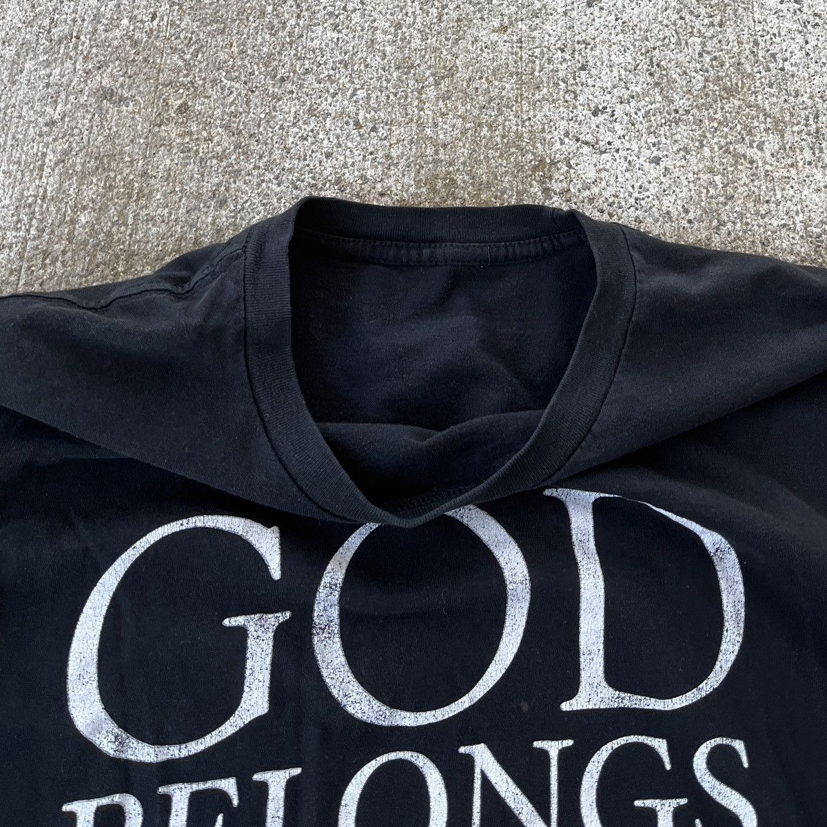 Vintage Vintage God Belong In My City T-Shirt L 90’s Y2K Size US L / EU 52-54 / 3 - 3 Thumbnail