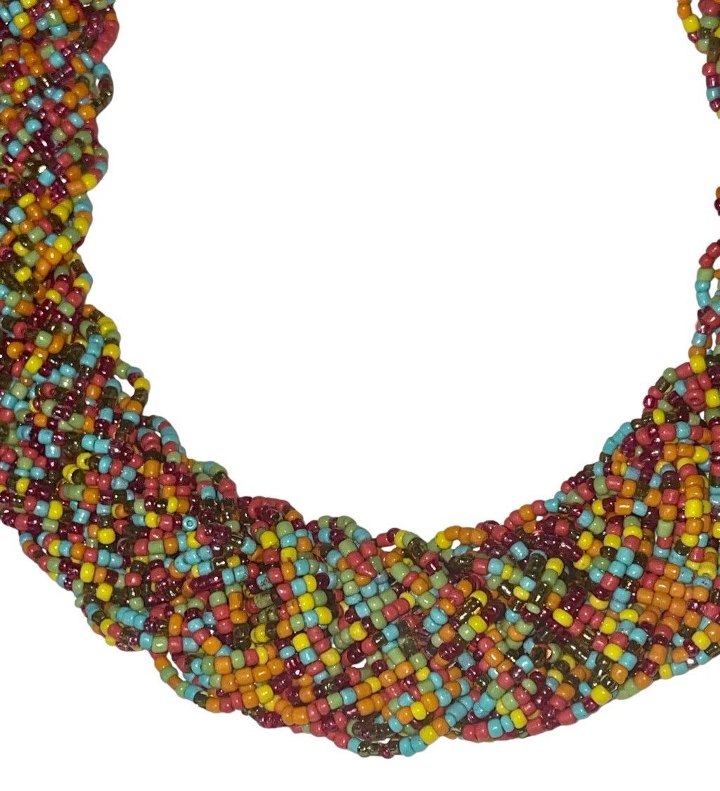 Vintage Sundance Vintage 80’s Seed Beaded Collar Size ONE SIZE - 3 Thumbnail