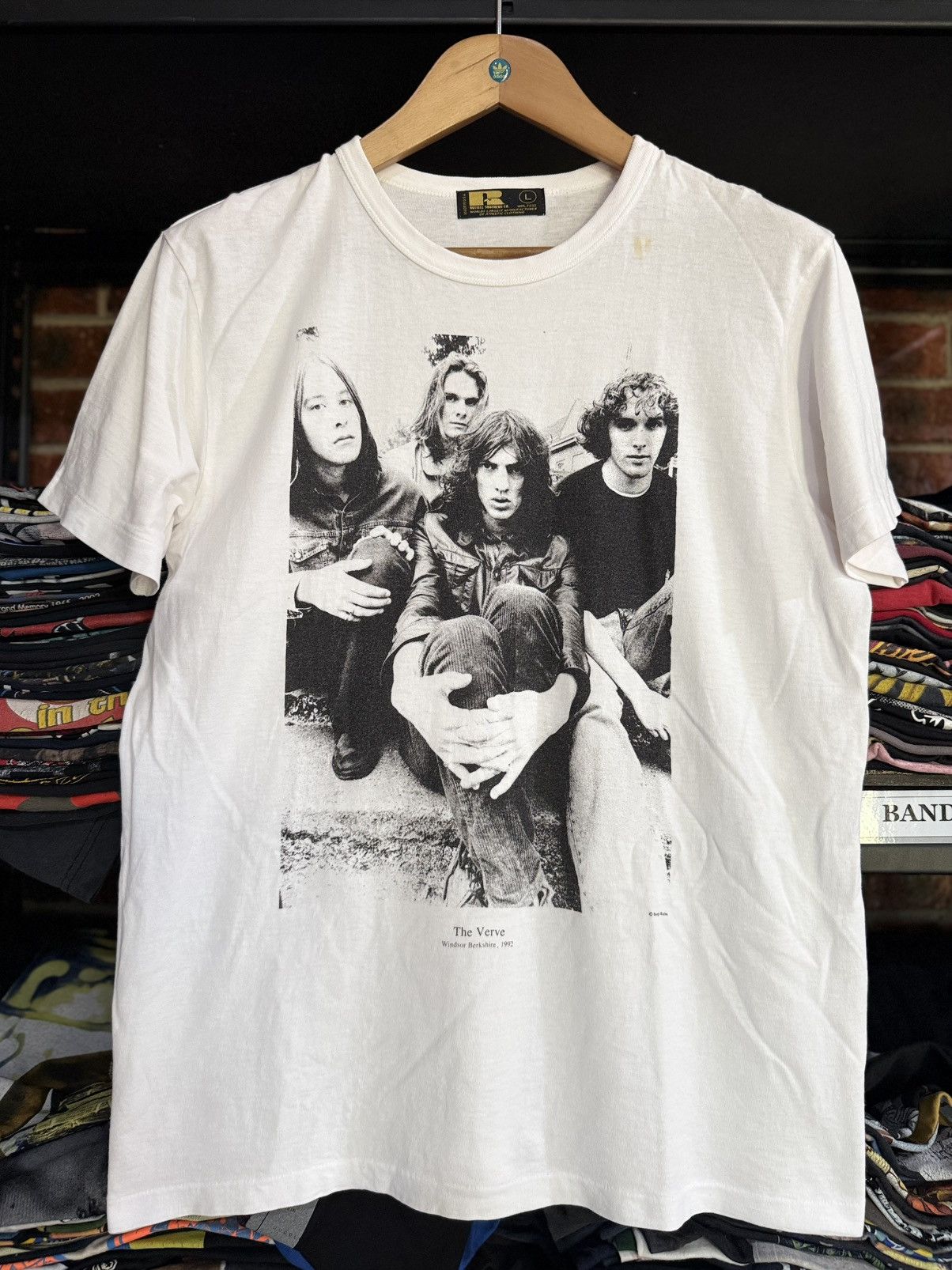 Band Tees × Vintage Rare Vintage 90s The Verve By Kenji Kubo Archives Photo Tee Size US L / EU 52-54 / 3 - 1 Thumbnail