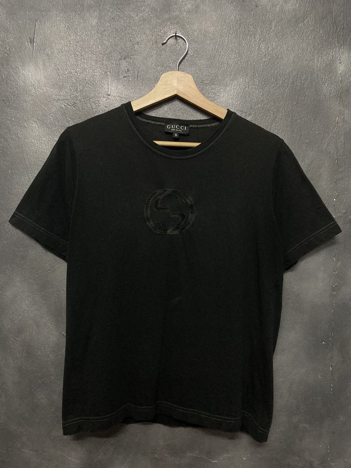 Gucci Embroidery Big Logo Shirt Made in Italy