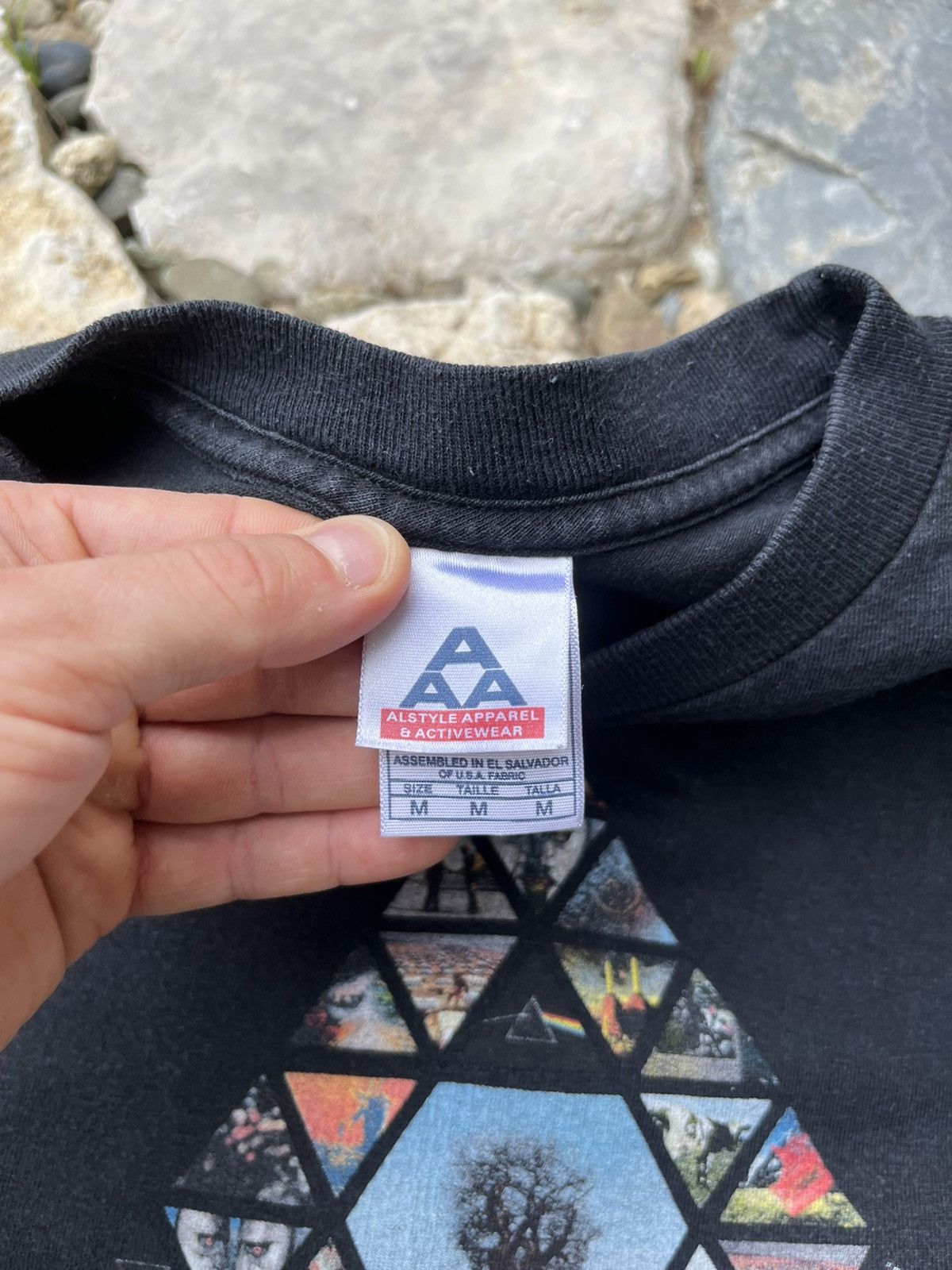 Band Tees × Pink Floyd × Vintage Vintage Pink Floyd 2005 rare t-shirt band tee triangle tree Size US M / EU 48-50 / 2 - 14 Thumbnail