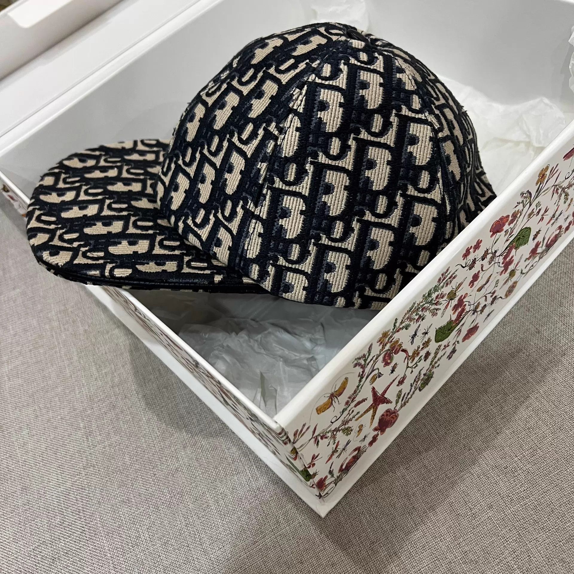 Dior Dior Oblique Baseball Cap 99 New 57 Adjustable Size ONE SIZE - 4 Thumbnail