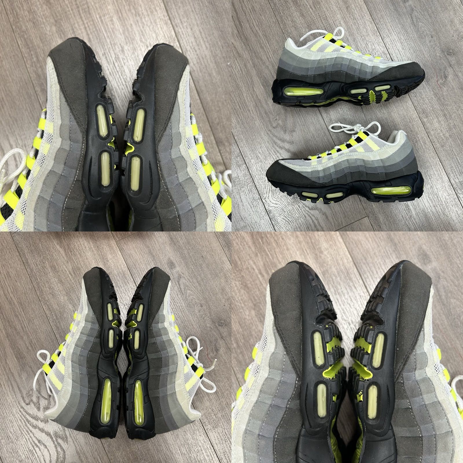 Nike Nike Air Max 95 Neon OG Sneaker Men's 10.5 Gray 2005 Used With Box Vietnam 313111-071 Vintage Size US 10 / EU 43 - 8 Thumbnail