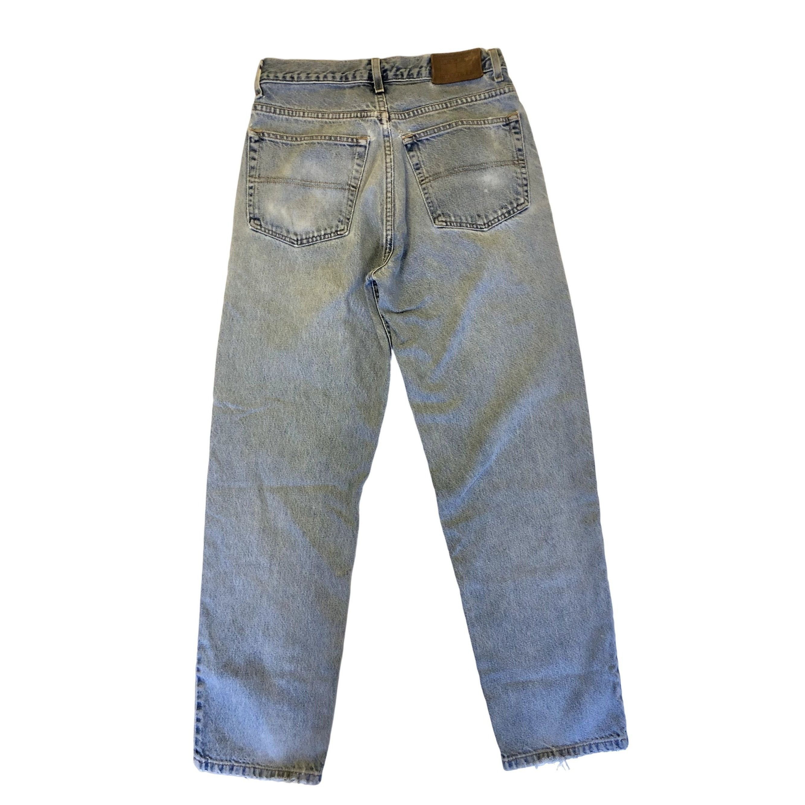 Tommy Hilfiger 80 90's DISTRESSED Blue Jeans Streetwear DENIM SKATER Pants Size US 30 / EU 46 - 3 Thumbnail