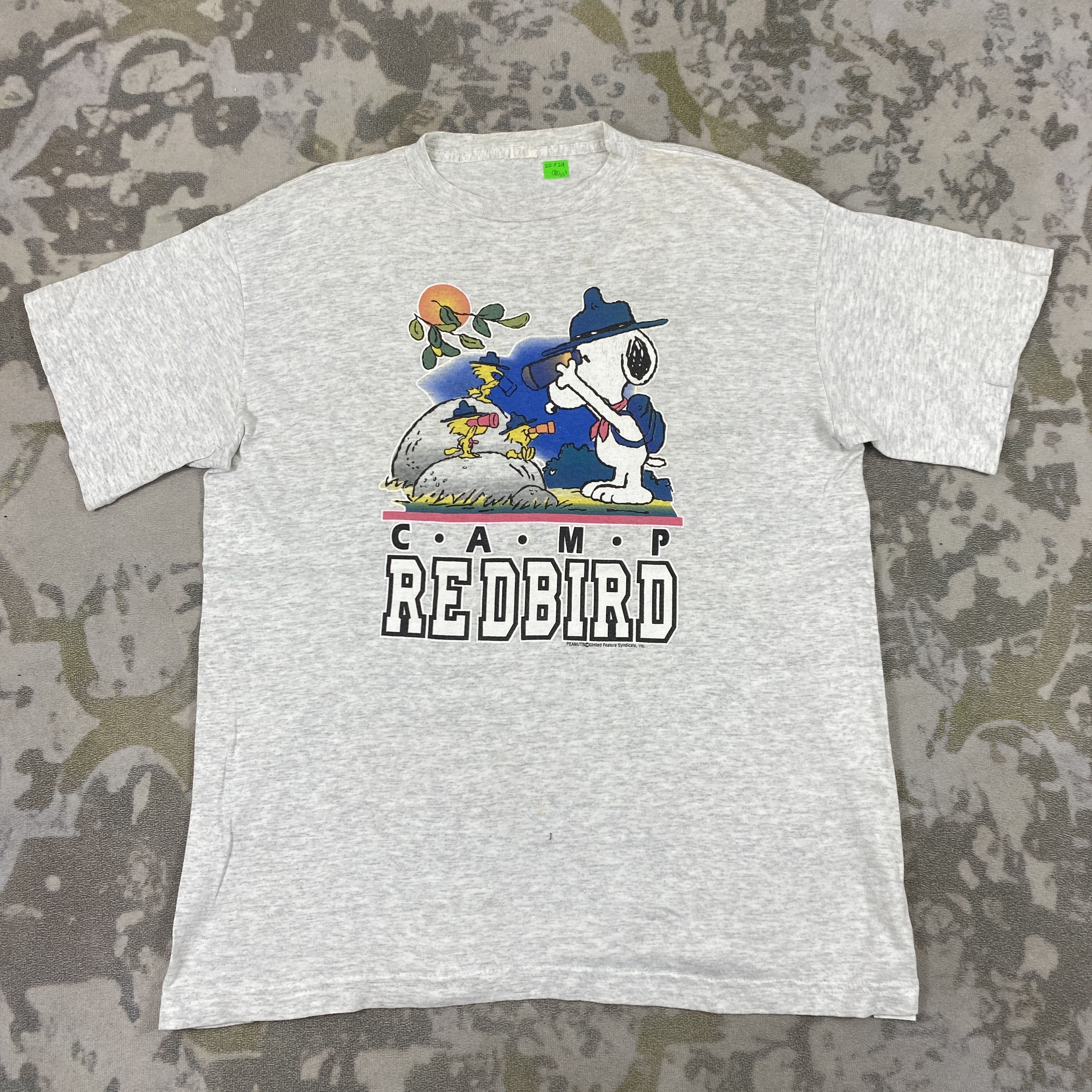 Cartoon Network Vintage Peanut Camp Redbird Large T Shirt -B023 Size US L / EU 52-54 / 3 - 1 Thumbnail