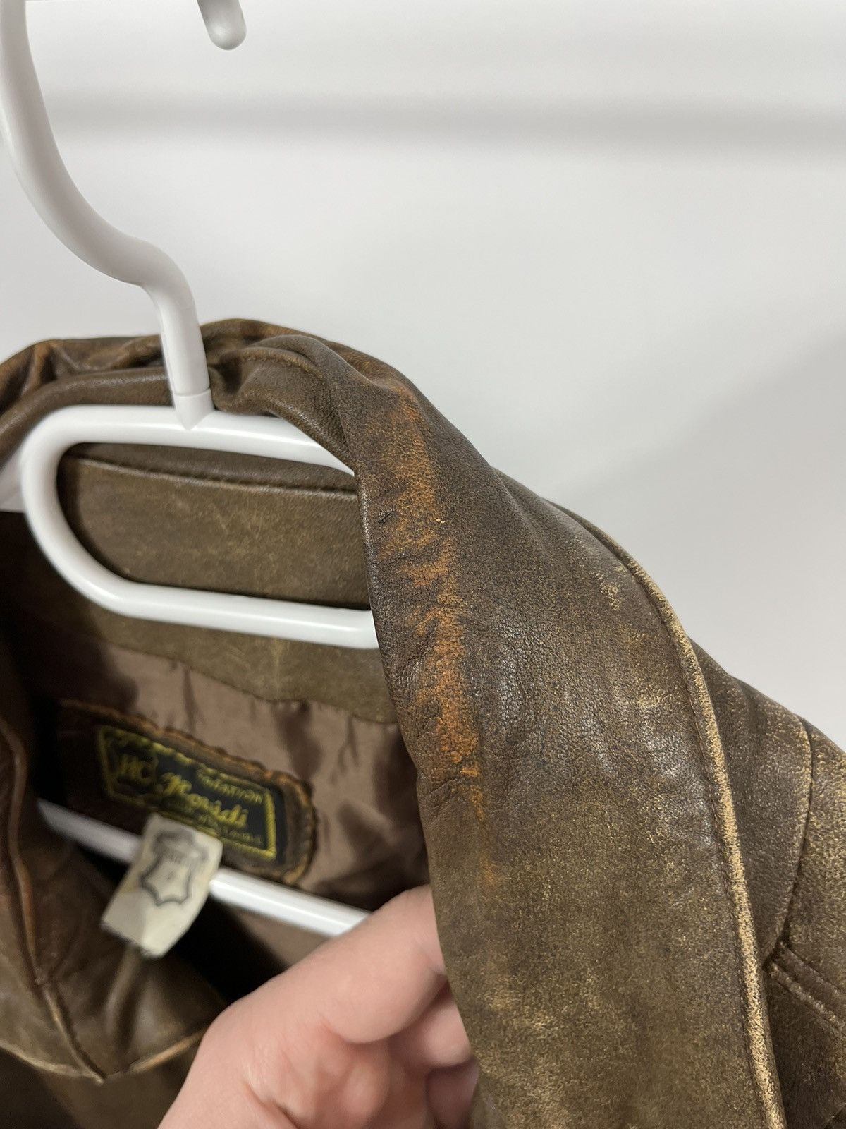 Vintage Vintage Leather Biker Jacket Size US L / EU 52-54 / 3 - 7 Thumbnail