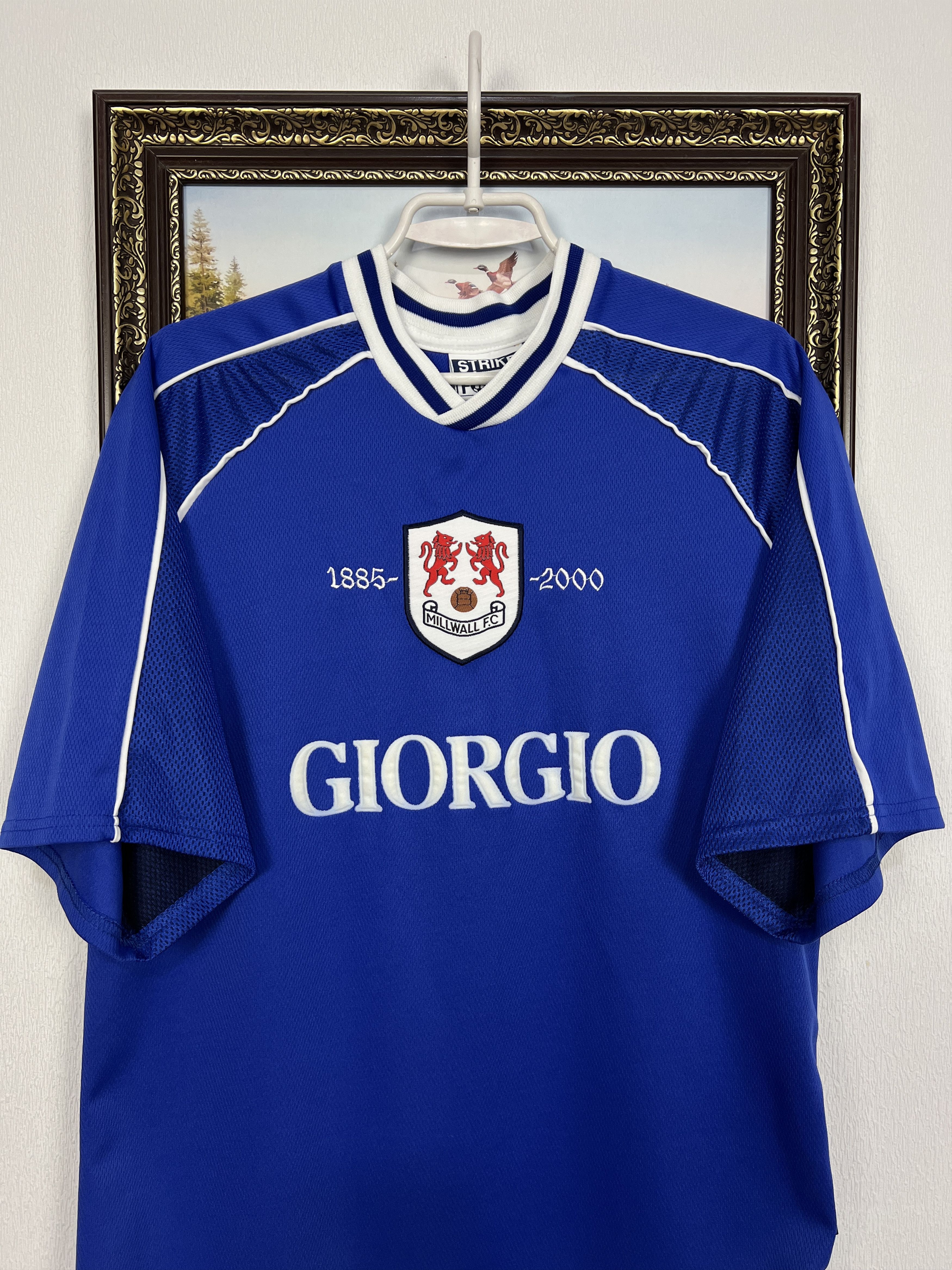 Vintage Millwall Home football shirt 2000 Soccer Blue Jersey Mens Size US M / EU 48-50 / 2 - 2 Thumbnail