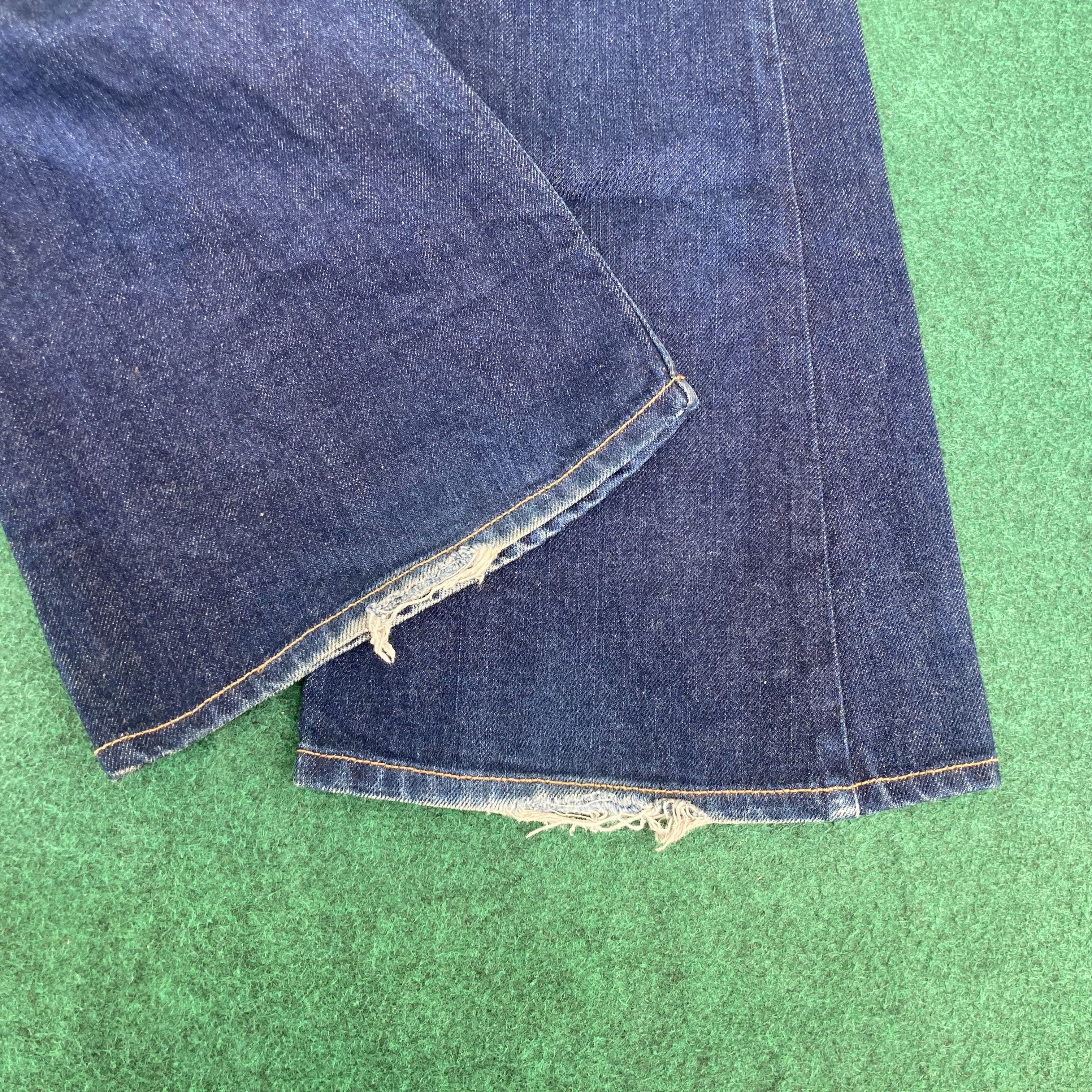 Blue Blue Japan × Japanese Brand × Kapital 31x33 Vtg Blue Blue Bootcut Market HR Market Jeans Size US 30 / EU 46 - 8 Thumbnail