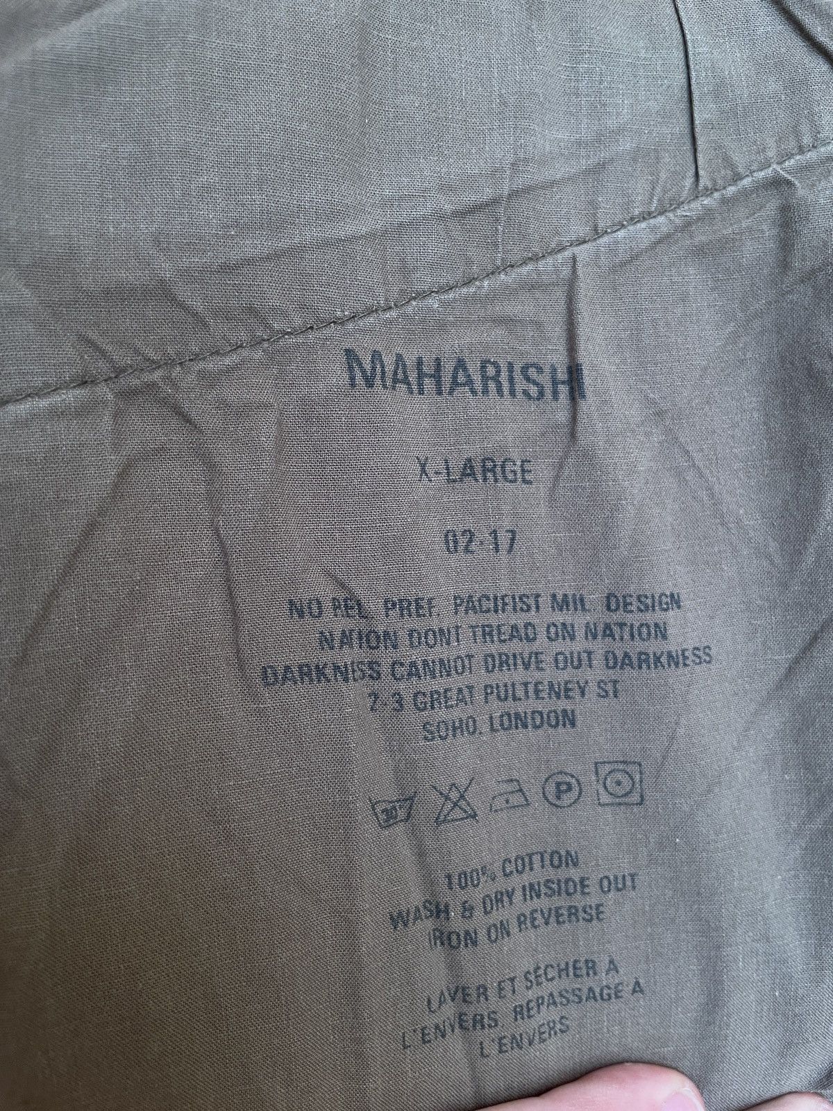 Maharishi Maharishi Olive Cargo Pants XL Military Techwear Gorpcore Size US 34 / EU 50 - 8 Thumbnail