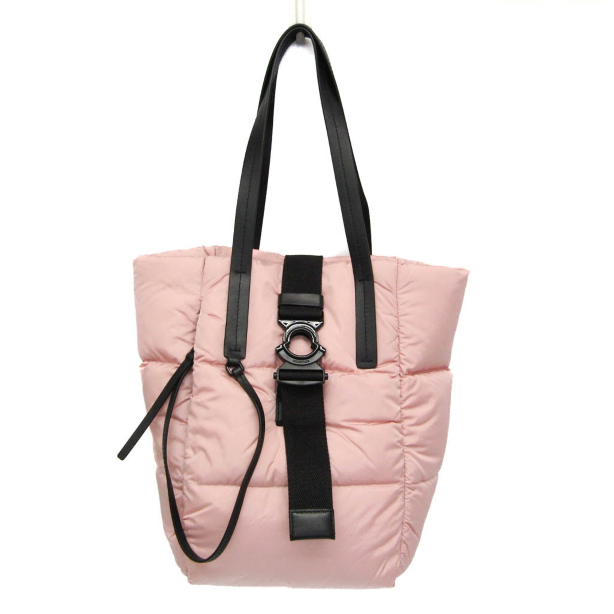 Moncler Moncler XANDER Tote Small H209B5D00002 Women's Nylon,Down Tote Bag Black,Pink Size ONE SIZE - 1 Thumbnail