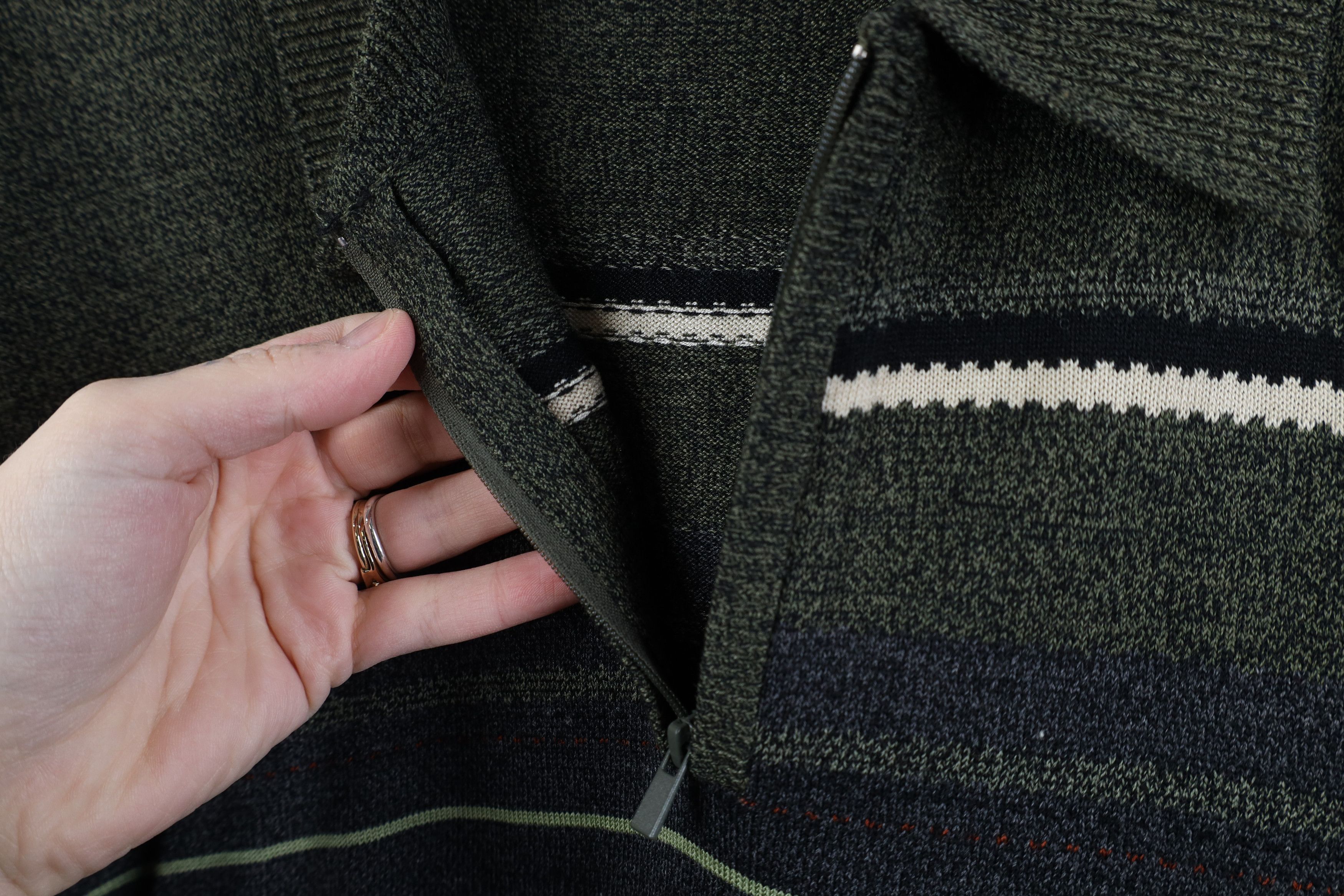 Vintage Deadstock Vintage 90s Streetwear Blend 1/4 Zip Knit Polo Size US M / EU 48-50 / 2 - 7 Thumbnail