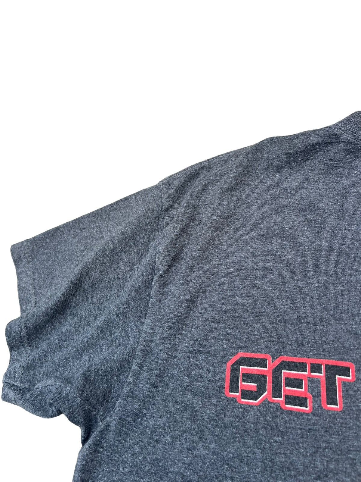 No Fear Vintage Y2K 00s No Fear GET A SPINE Grey tee Size US L / EU 52-54 / 3 - 15 Thumbnail