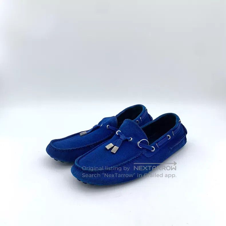 Dior Dior Dark blue strap design casual flat single shoes bean Size US 8.5 / EU 41-42 - 1 Thumbnail
