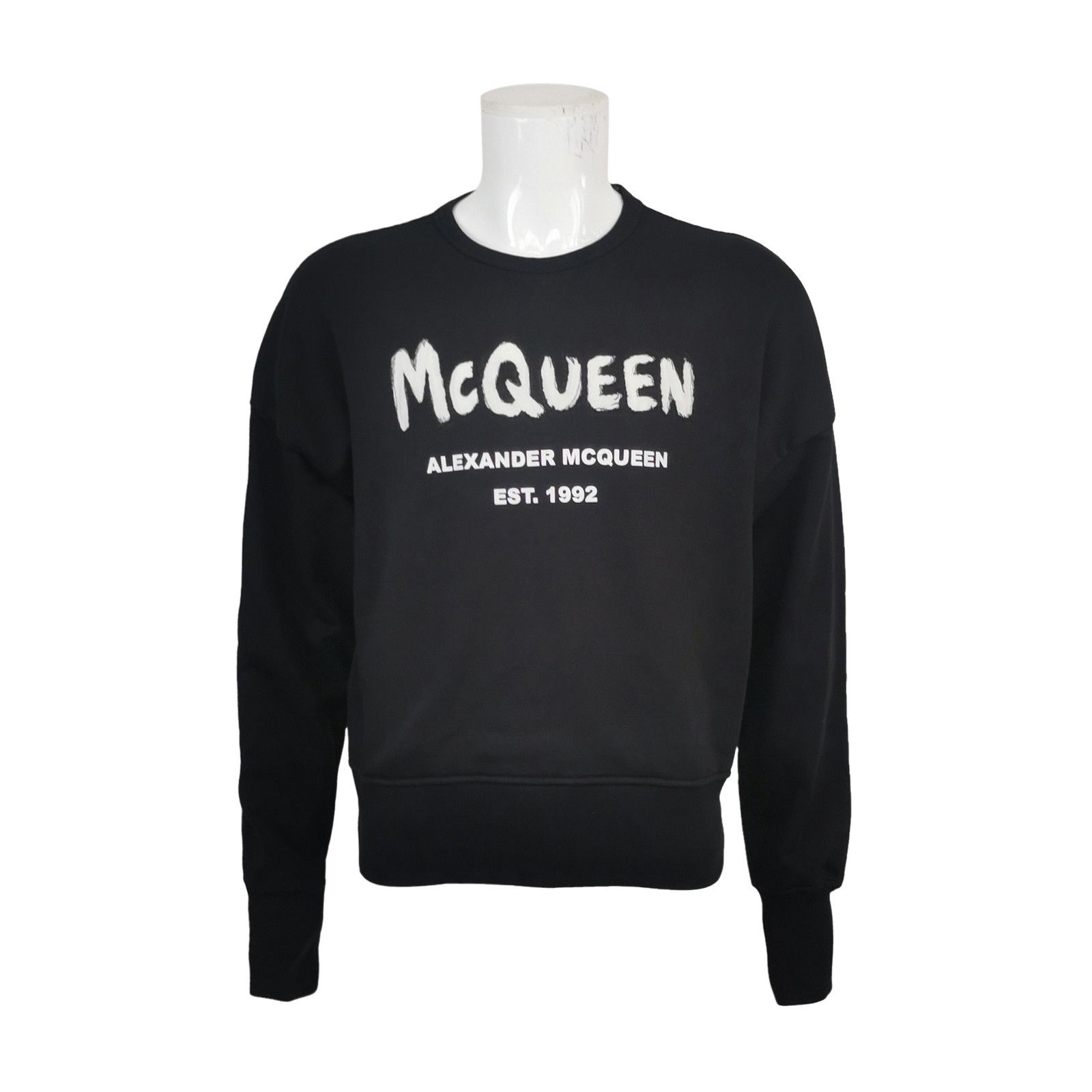 Alexander McQueen Alexander McQueen Logo Graphic Sweatshirt Size M Size US M / EU 48-50 / 2 - 1 Thumbnail