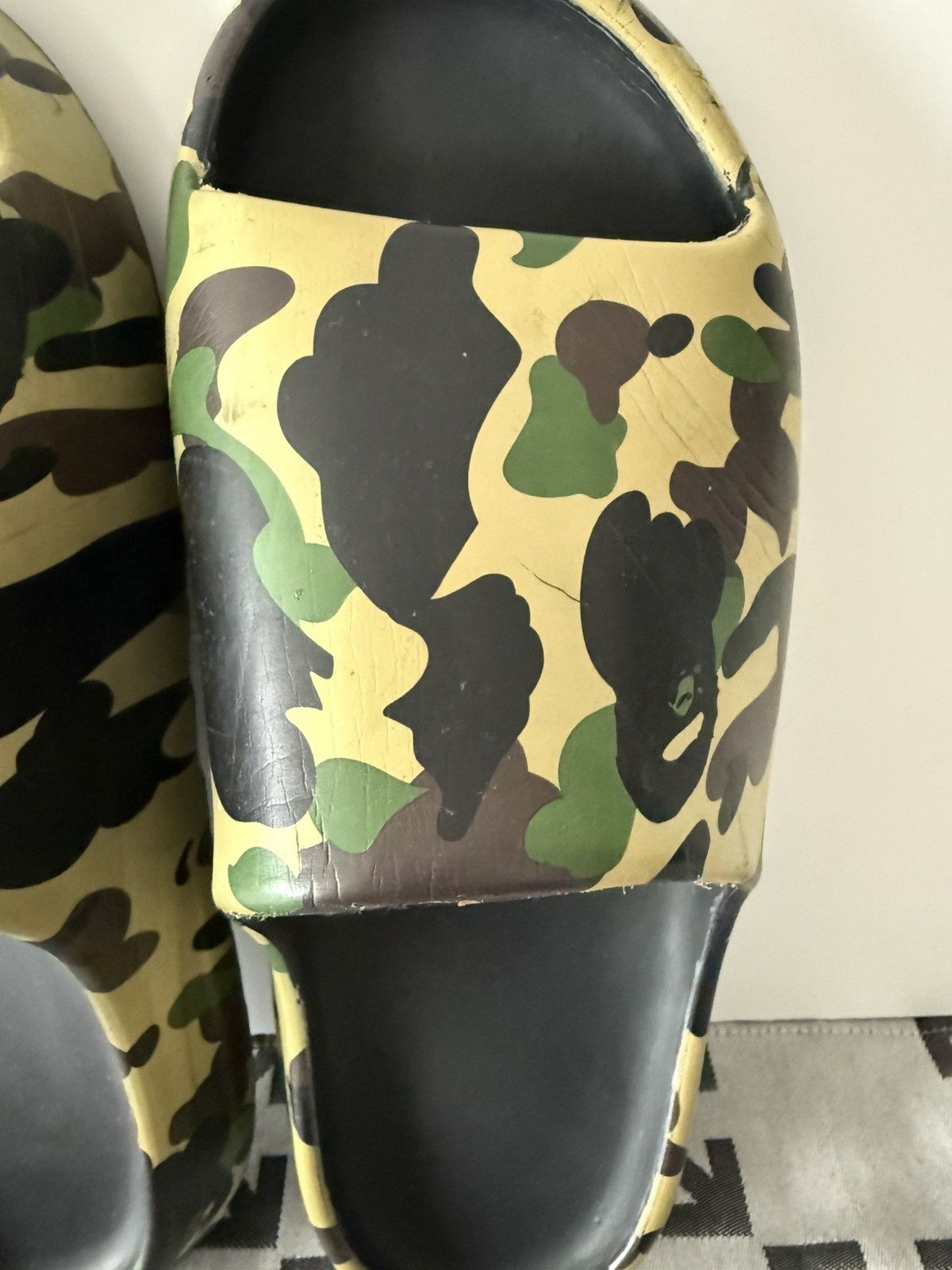 Bape Bape Green Camo Slides Size 11 Size US 11 / EU 44 - 2 Thumbnail