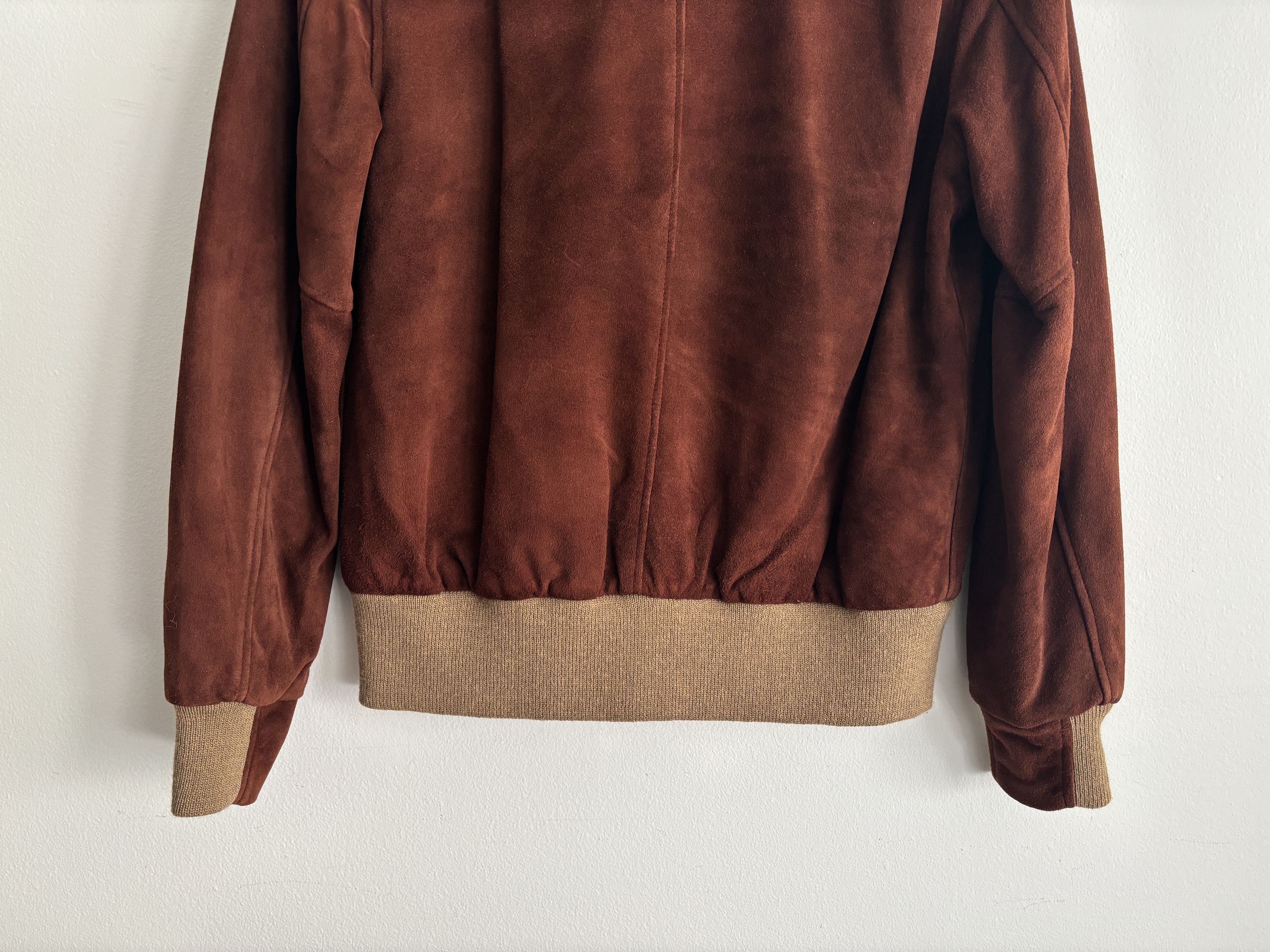 Golden Bear $1195 Rust Brown Suede Leather Bomber Jacket -M/L Size US L / EU 52-54 / 3 - 7 Thumbnail