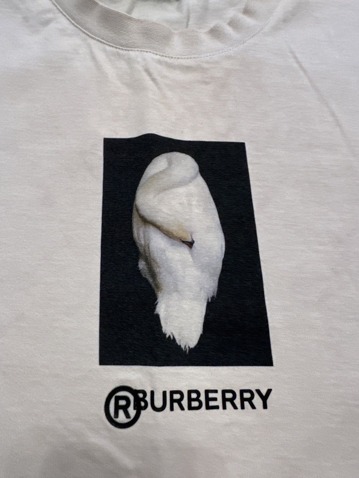 Burberry Burberry Swan t shirt Size US M / EU 48-50 / 2 - 2 Thumbnail