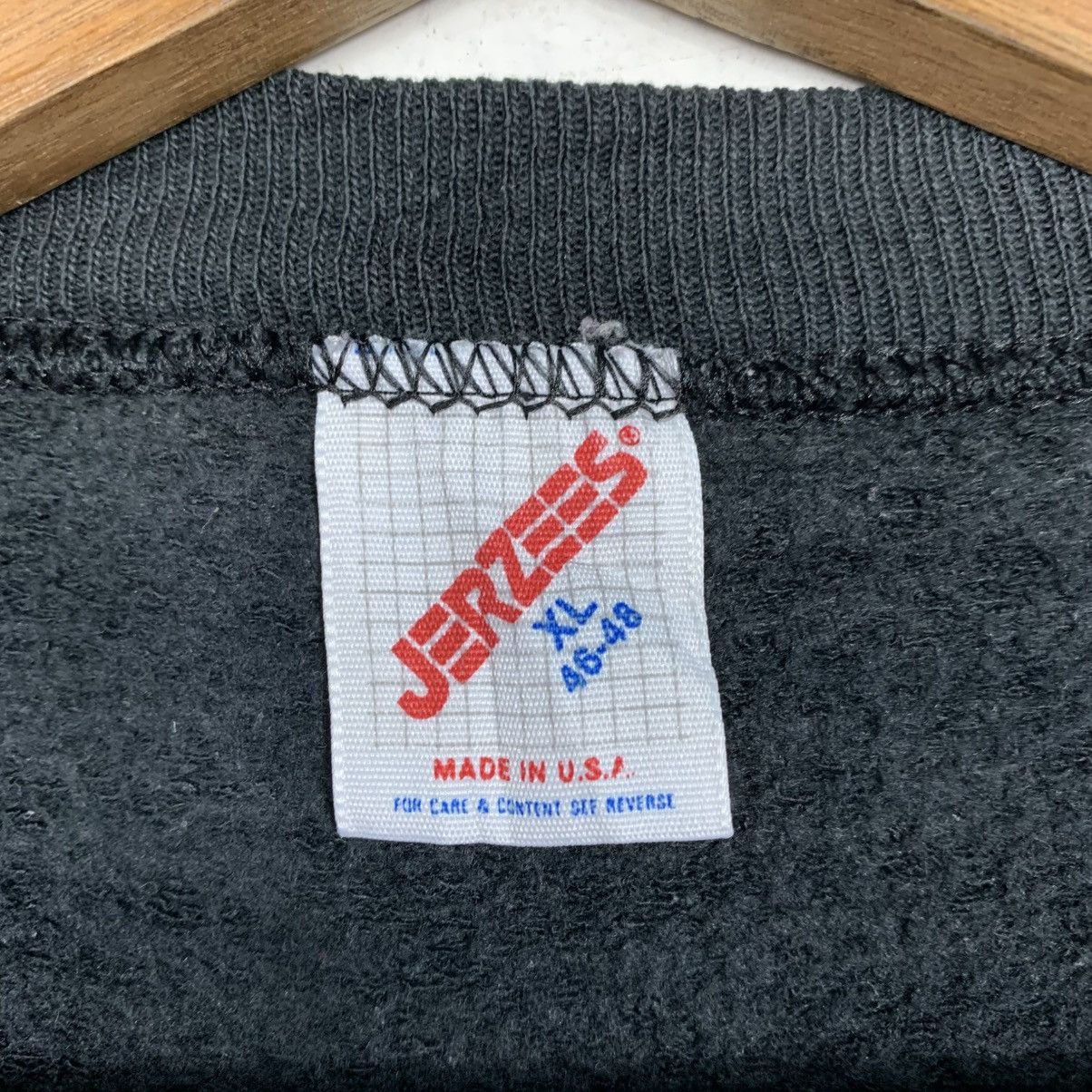 Jerzees Vintage 90s Jerzees Plain Sweatshirt Size US XL / EU 56 / 4 - 10 Thumbnail