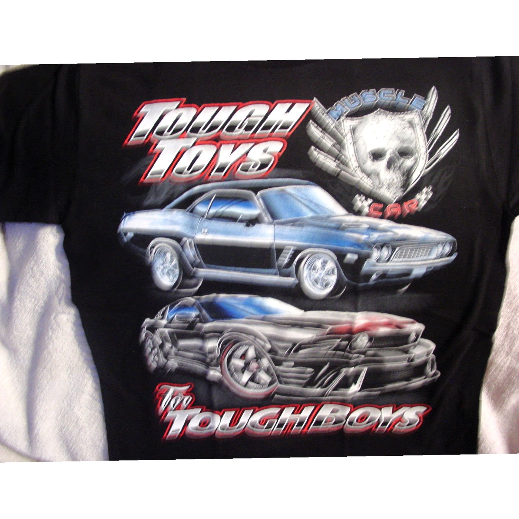 Vintage C & H Graphic Tee Car T-Shirt Mens Black Muscle Car Camaro Mustang Short Sleeve Medium Size US L / EU 52-54 / 3 - 2 Thumbnail