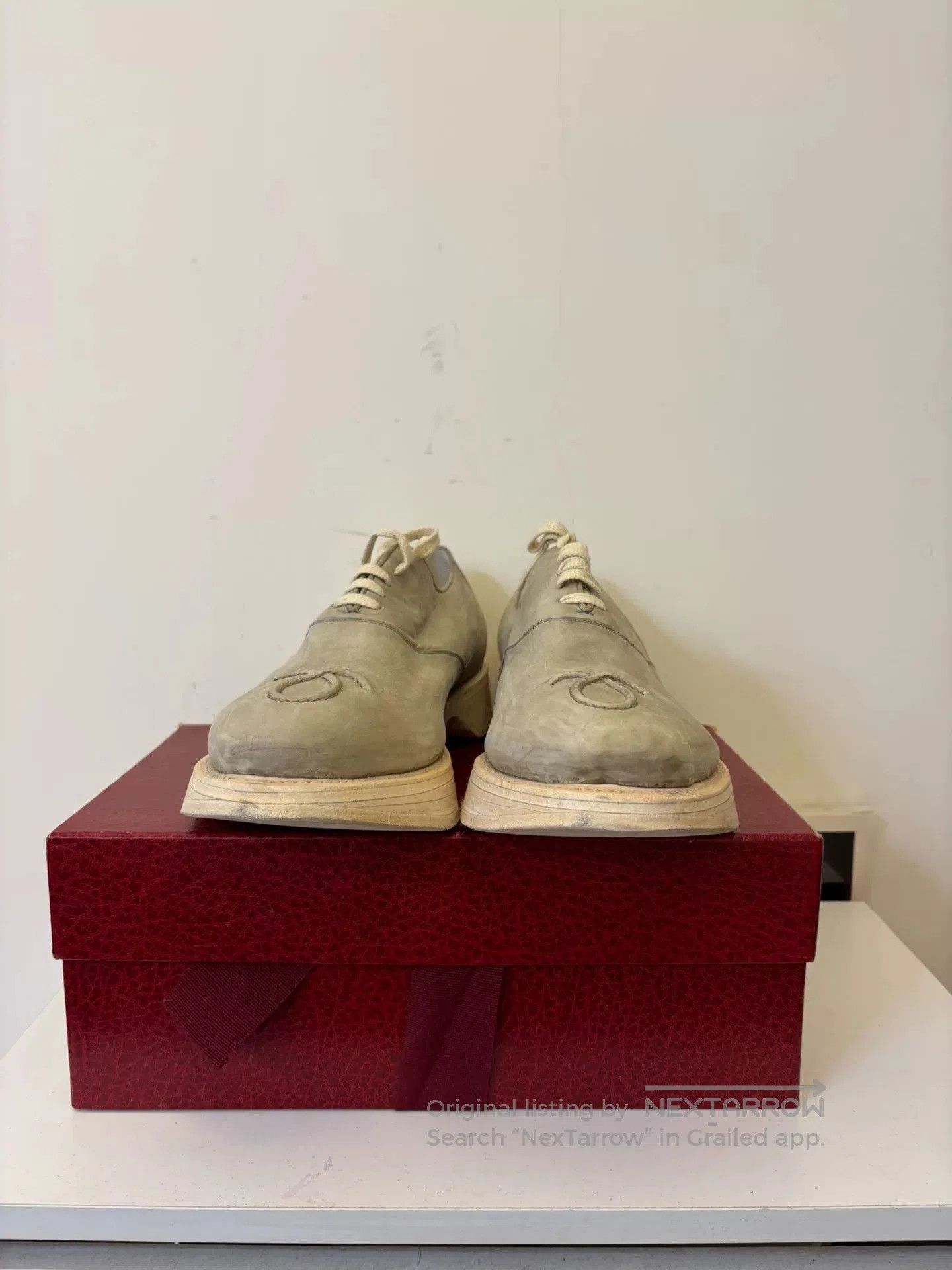 Other Le Yucca's Distressed Thick Sole Leather Shoes. Size US 10 / EU 43 - 2 Thumbnail