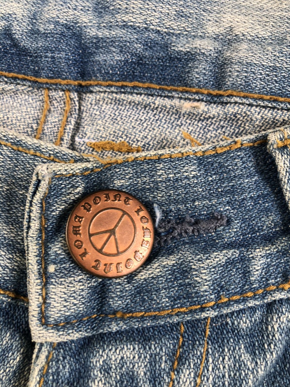 Japanese Brand Japanese Loma Distressed Jeans Patchwork Jeans Size US 32 / EU 48 - 13 Thumbnail