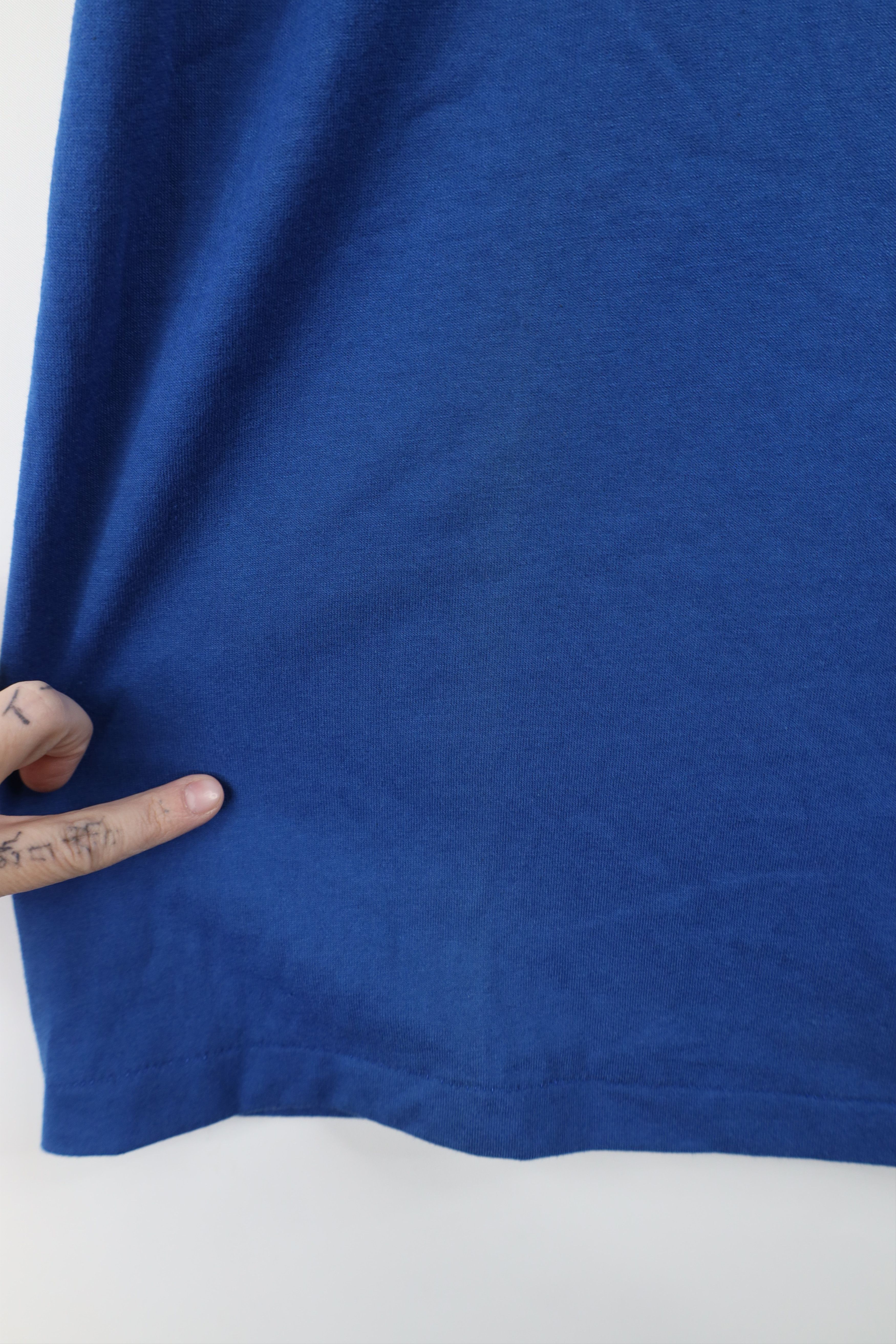 Vintage Vintage 90s Streetwear Collared Polo Shirt Royal Blue USA Size US L / EU 52-54 / 3 - 7 Thumbnail