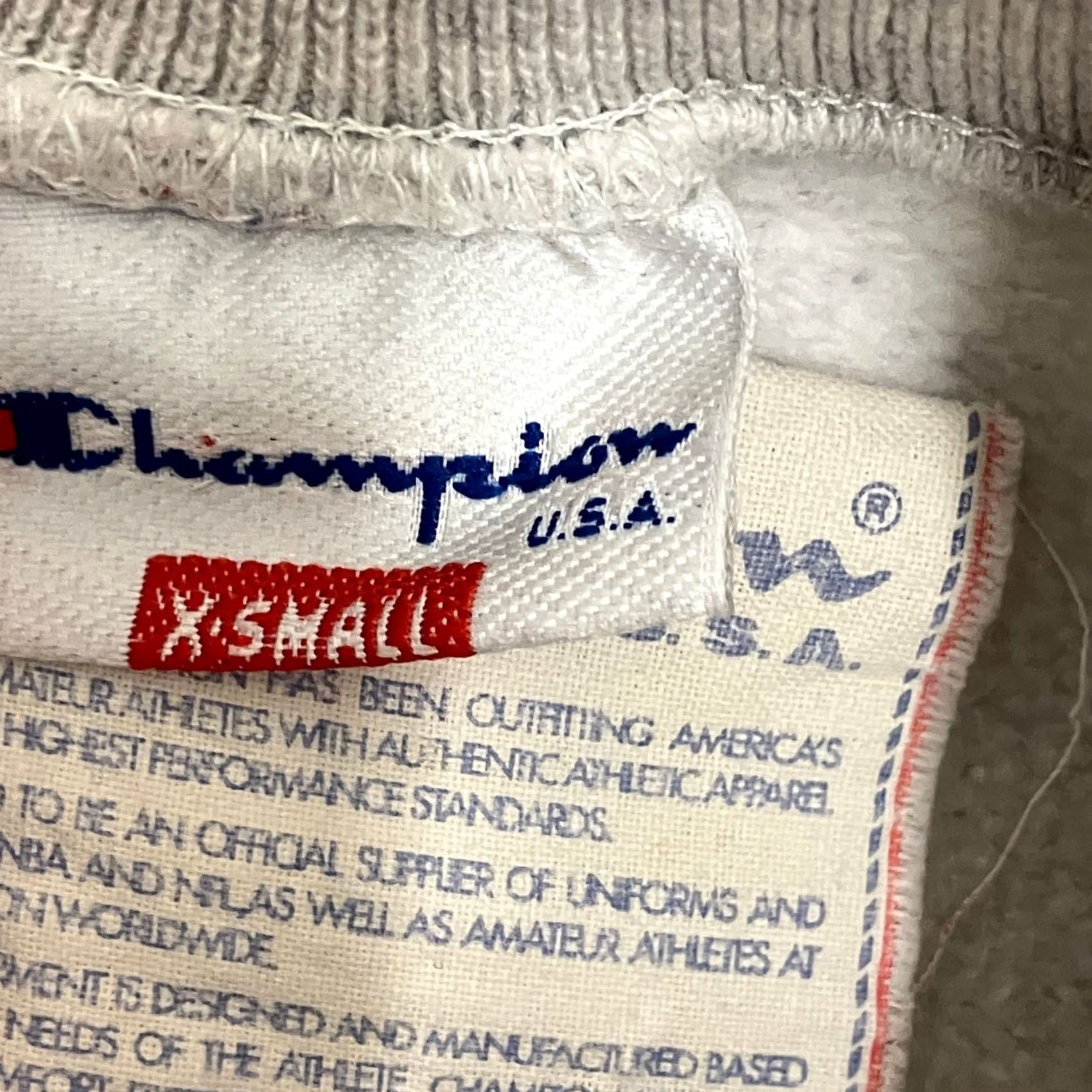 Champion VINTAGE Champion Reverse Weave Sweatshirt Mens XS Grey Logo USA Made 90s Size US XS / EU 42 / 0 - 6 Thumbnail