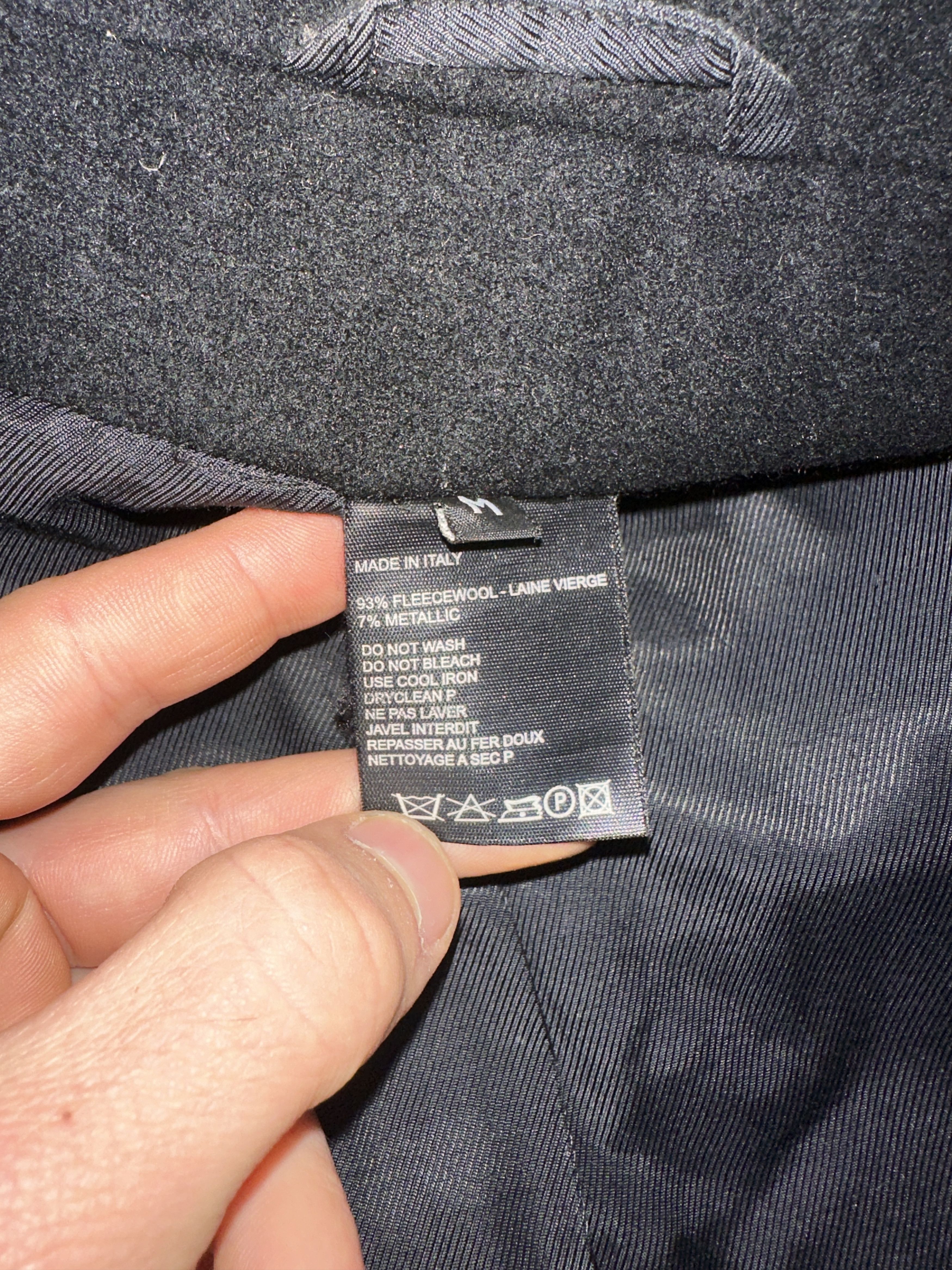 Ann Demeulemeester Ann Demeulemeester Wool Tailored Overcoat Coat Size M Size US M / EU 48-50 / 2 - 7 Thumbnail