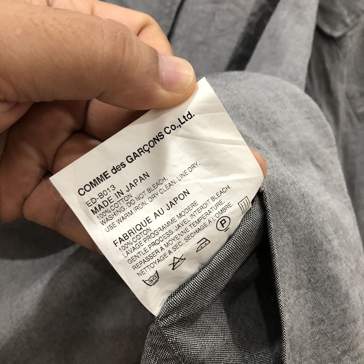 Comme des Garcons Comme des Garcon AD2009 Military Style Longsleeve Shirt Size US S / EU 44-46 / 1 - 6 Thumbnail
