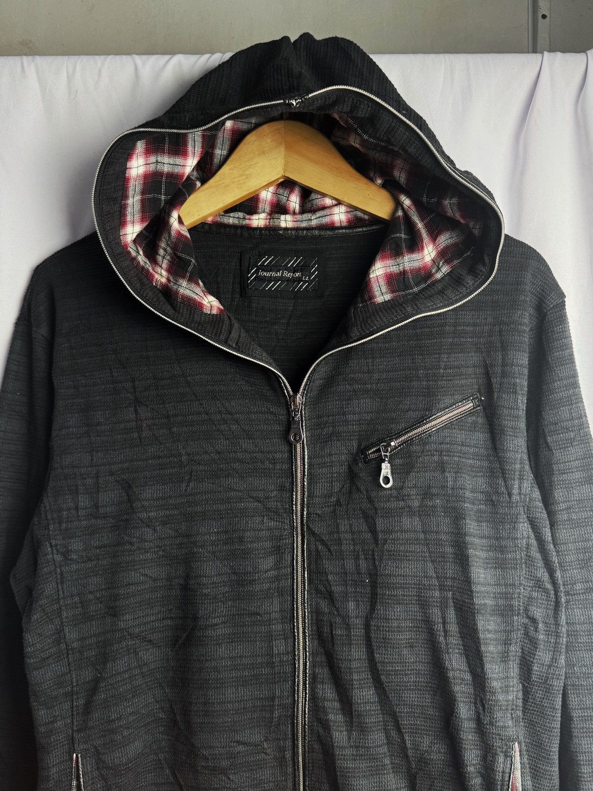 If Six Was Nine × Japanese Brand × Le Grande Bleu (L.G.B.) Full Zipper Journal Report Hoodie Japanese Size US M / EU 48-50 / 2 - 5 Thumbnail