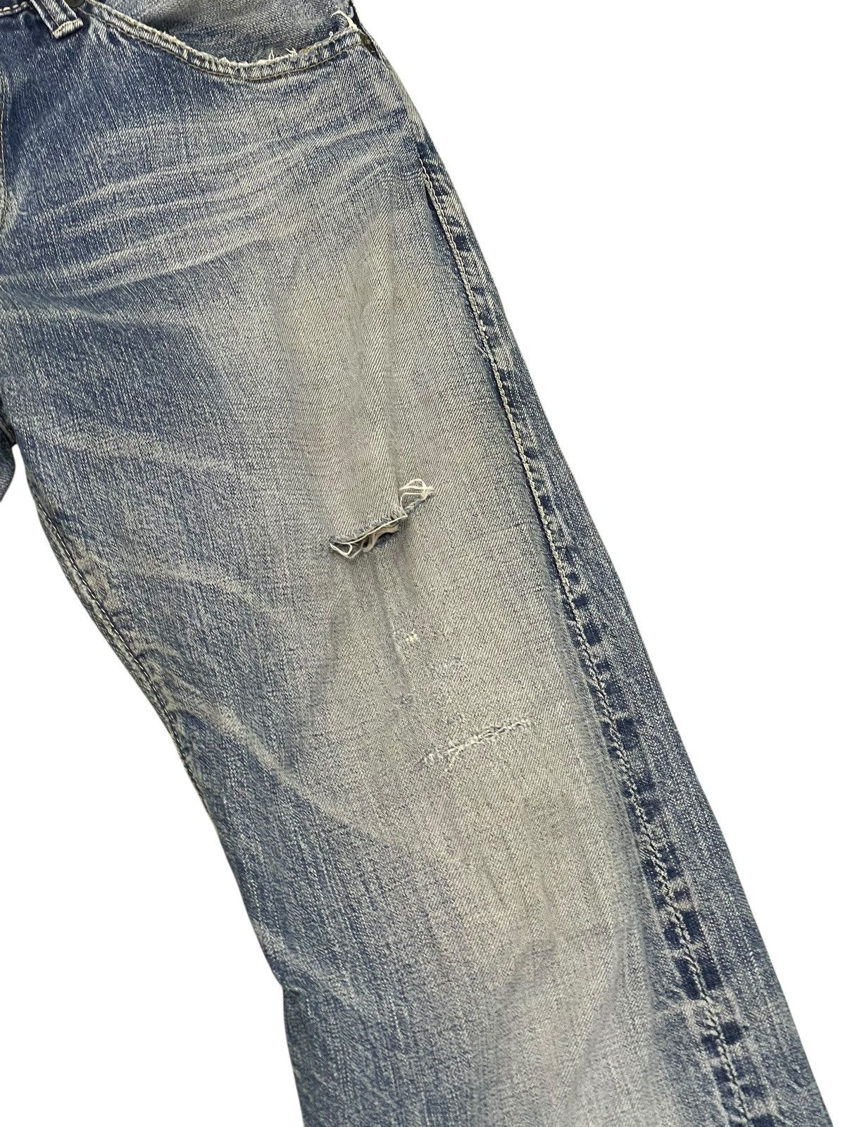 Hysteric Glamour Distress Jeans Johnbull Beauty Faded Regular Straight 2🟦6 Size US 32 / EU 48 - 6 Thumbnail