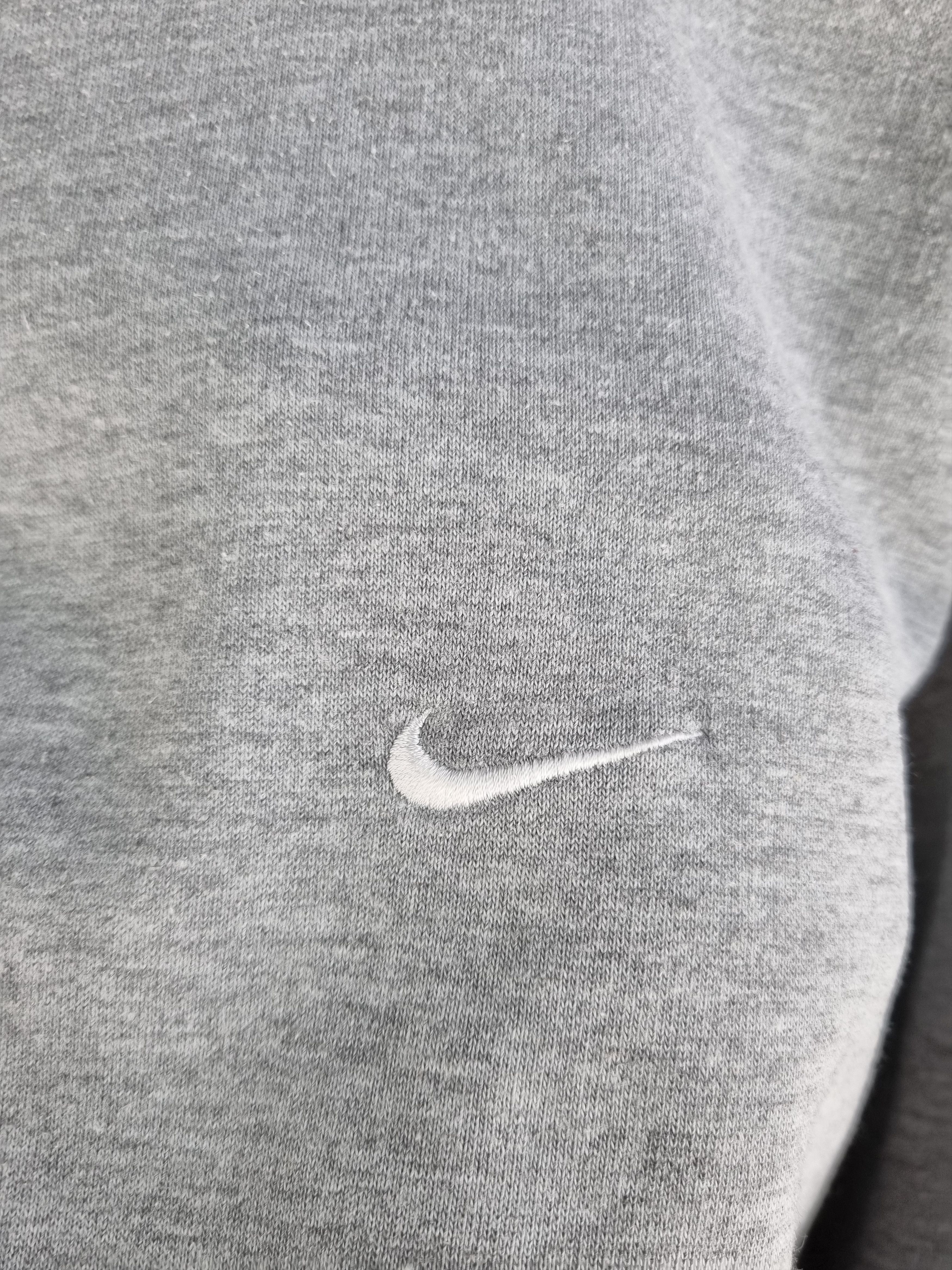 Nike × Vintage Vintage NIKE Swoosh Grey Hoodie Travis Scott Style Size US M / EU 48-50 / 2 - 11 Thumbnail