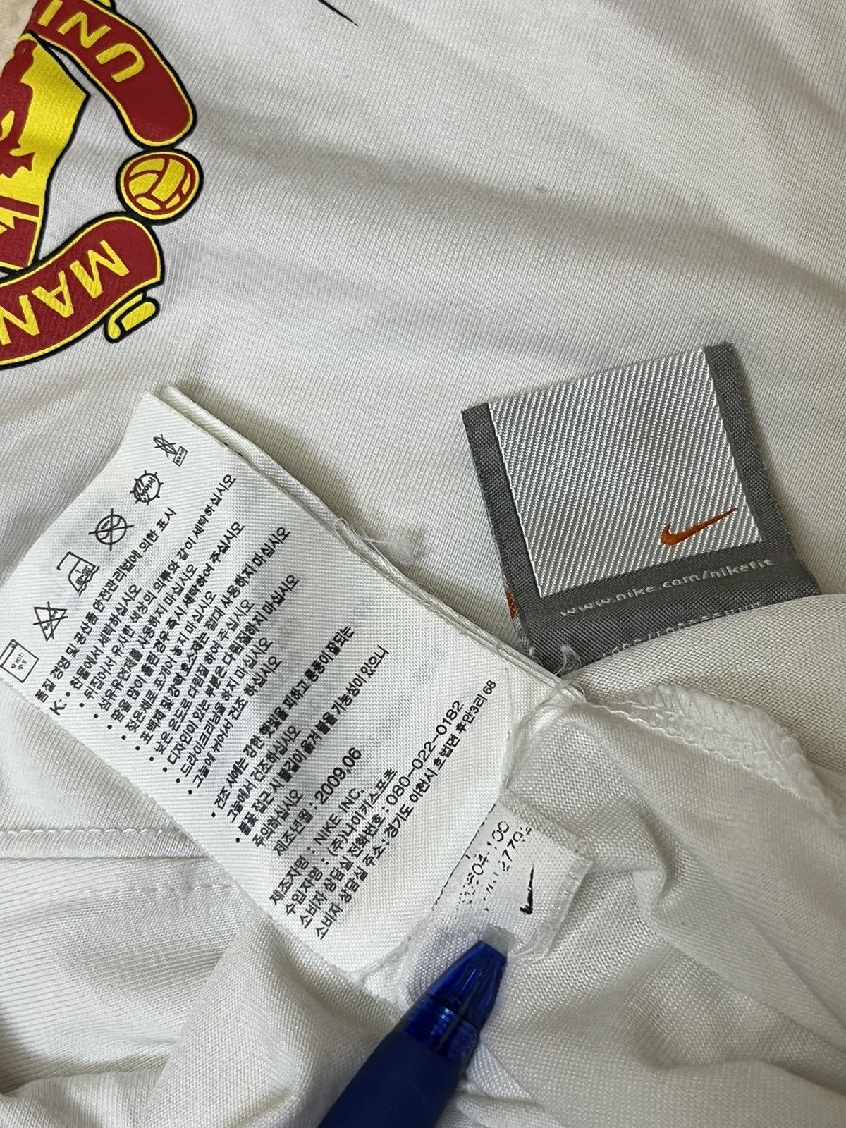 Nike VINTAGE Y2K NIKE MANCHESTER UNITED ASIA TOUR 2009 T SHIRT Size US M / EU 48-50 / 2 - 11 Thumbnail