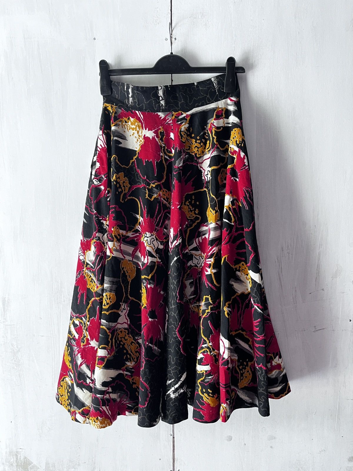 Japanese Brand JAPANESE TAKEZO CRAZY SKIRT YOHJI YAMAMOTO Size 27" / US 4 / IT 40 - 4 Thumbnail