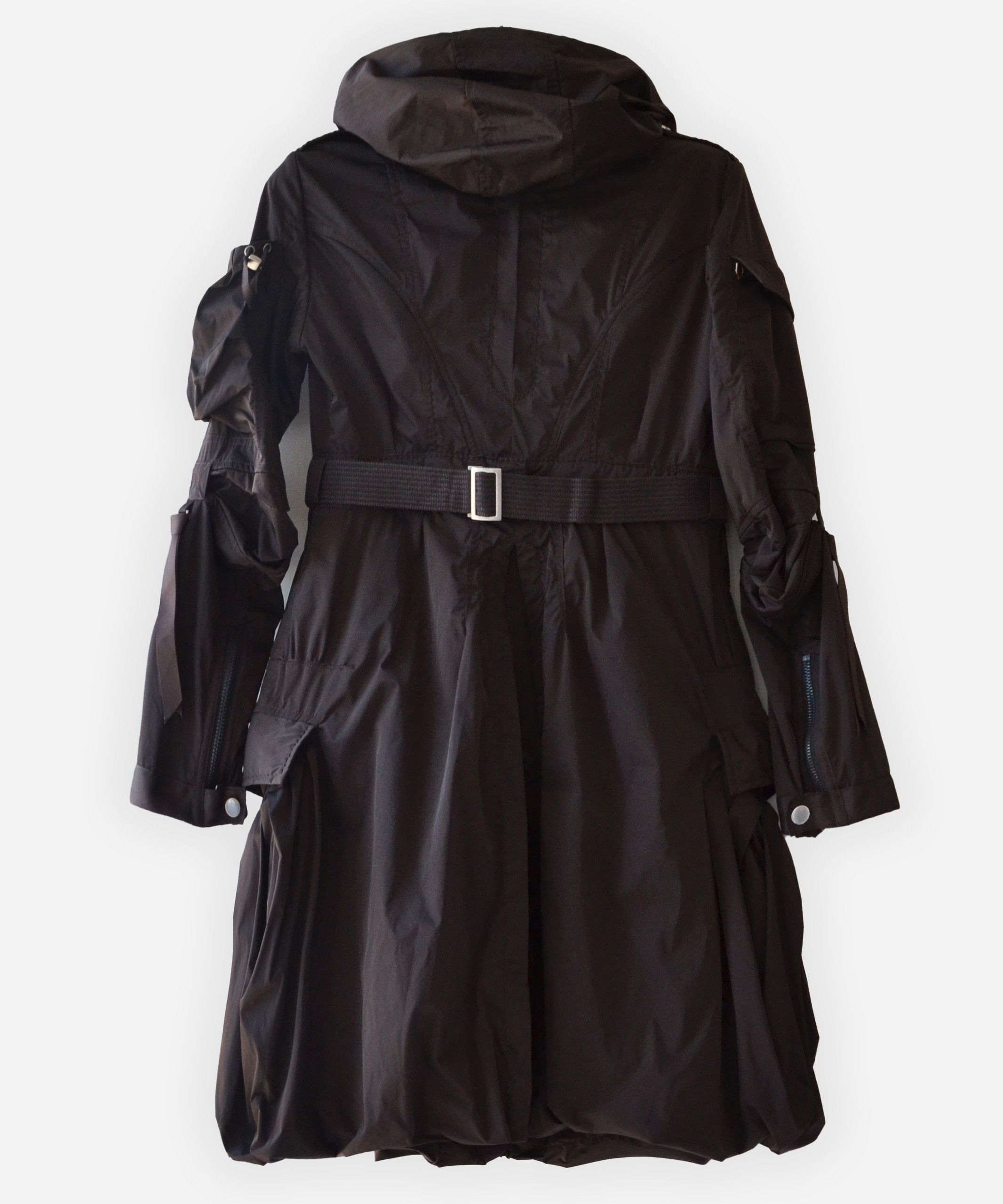 Marithe + Francois Girbaud 🔴 Marithe Francois Girbaud Jacket Parka Coat Vintage Brown Size M / US 6-8 / IT 42-44 - 5 Thumbnail