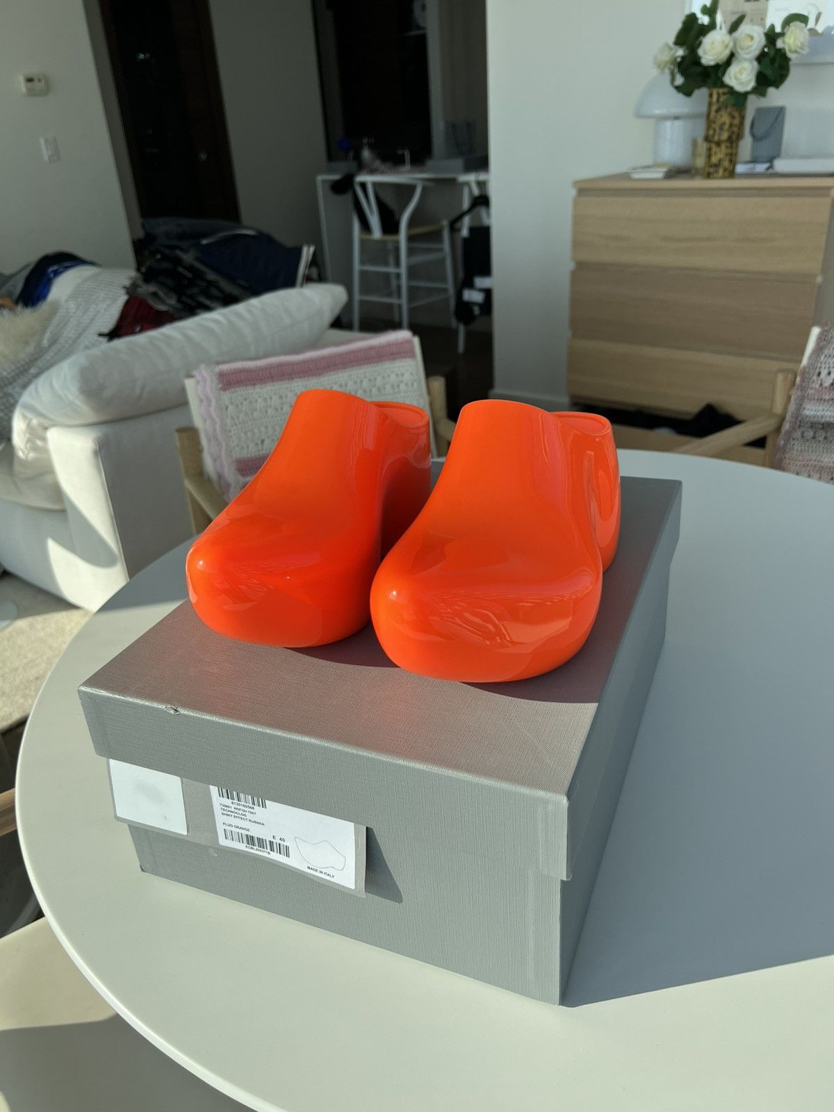 Balenciaga Balenciaga Orange Technoclog Size US 7 / EU 40 - 1 Thumbnail