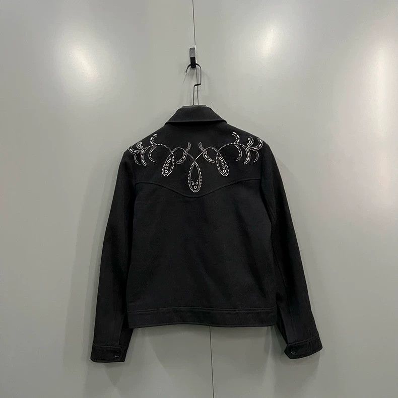 Saint Laurent Paris Saint Laurent ParisDark Embroidered Beaded Jacket 2504-Nex Size US M / EU 48-50 / 2 - 2 Thumbnail