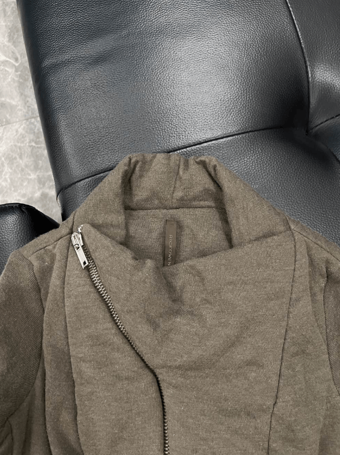 Rick Owens Rick Owens Solid Color Zipper Cotton Jacket Size US XXS / EU 40 - 10 Thumbnail