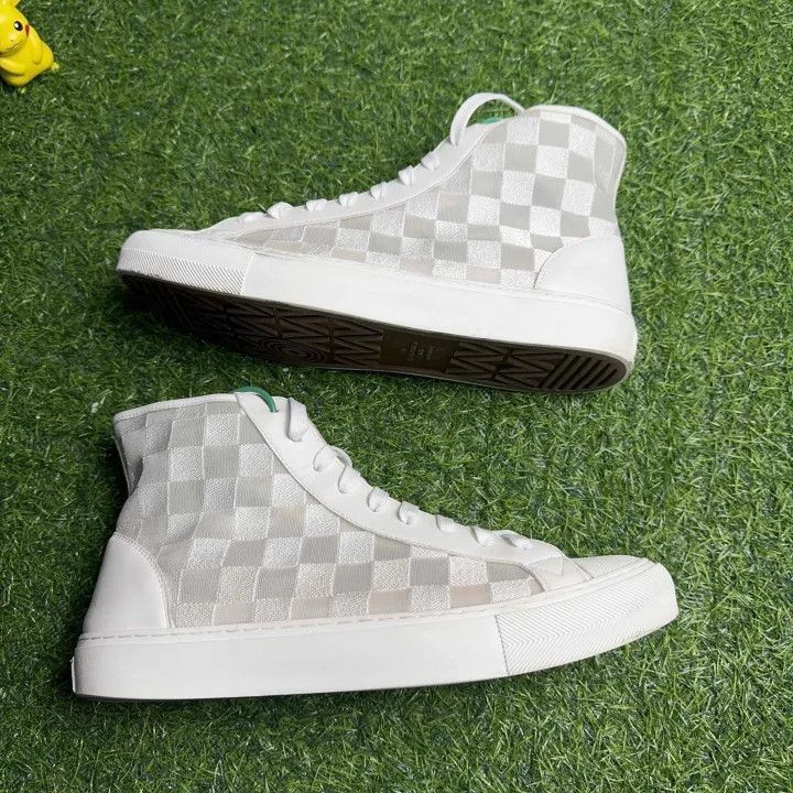 Louis Vuitton Louis Vuitton Tattoo Damier High-Top Sneakers -2508 Size US 8 / EU 41 - 7 Thumbnail