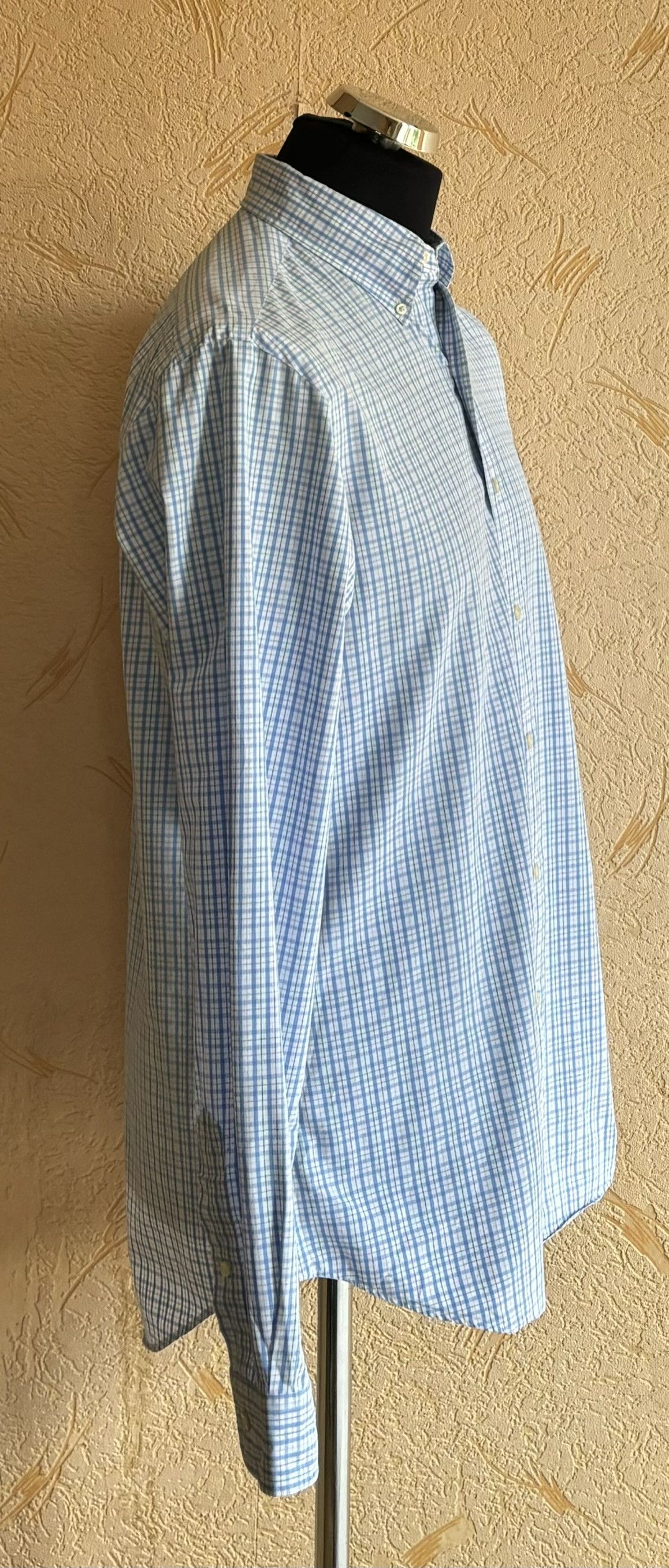 Ralph Lauren × Vintage Ralph Lauren vintage 80s blue shirt, blue pony size. 15/34 Size US L / EU 52-54 / 3 - 4 Thumbnail