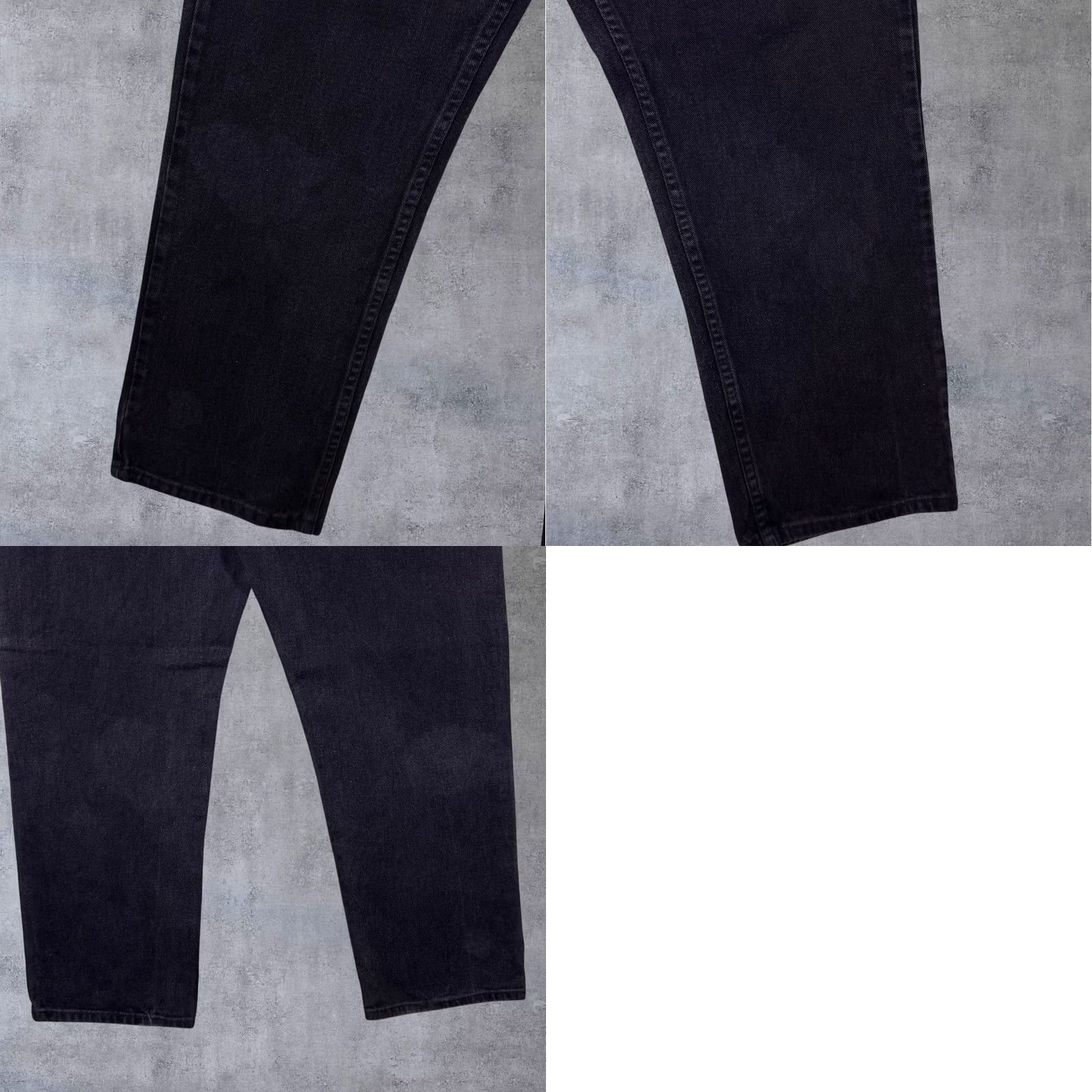Lee VINTAGE Lee Jeans Black Regular Fit Straight Leg 38x30 Mens Den﻿im Zip Fly Button Fastening Size US 38 / EU 54 - 8 Thumbnail